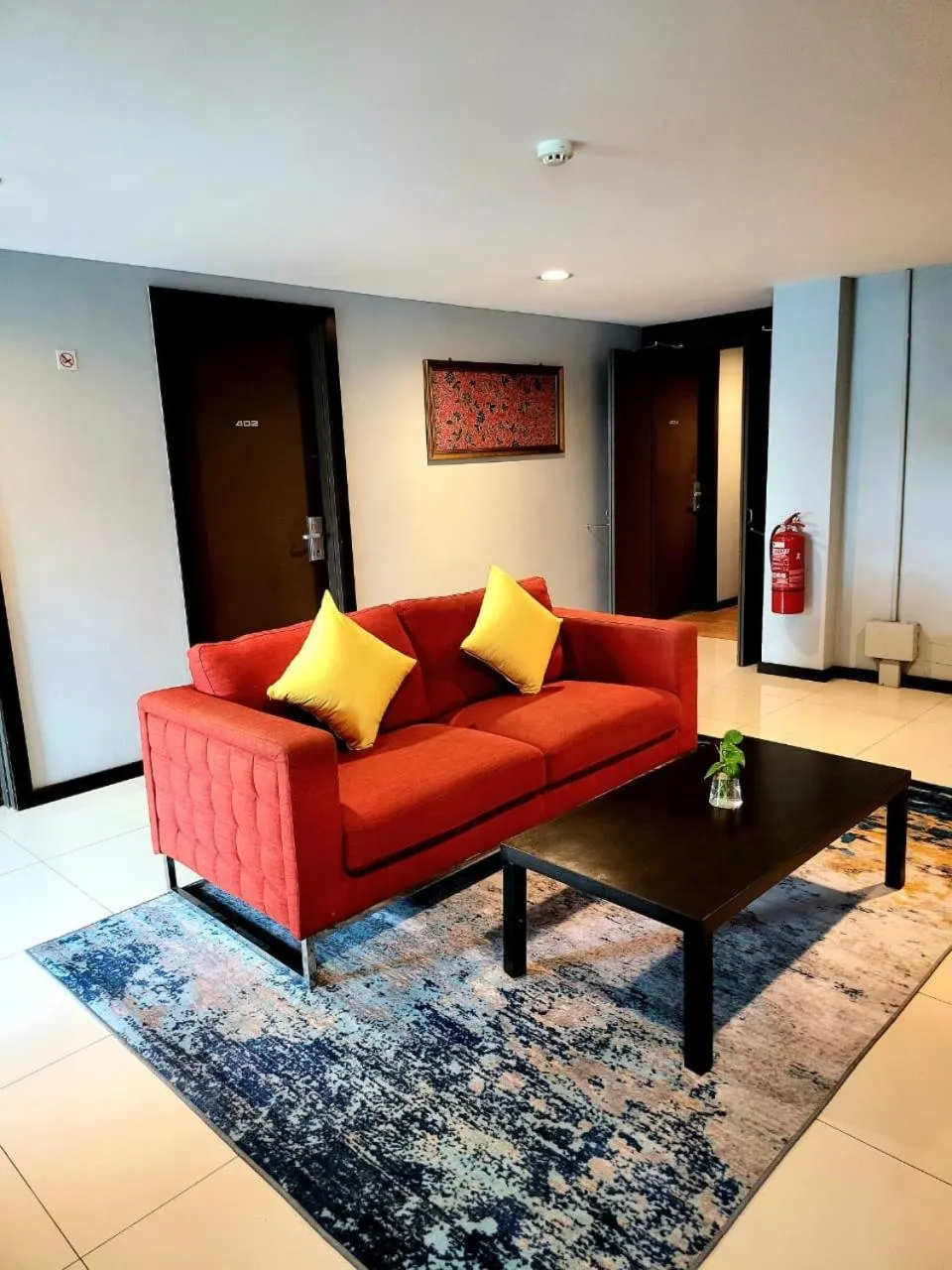 Seating area in Lovita Hotel Kuantan