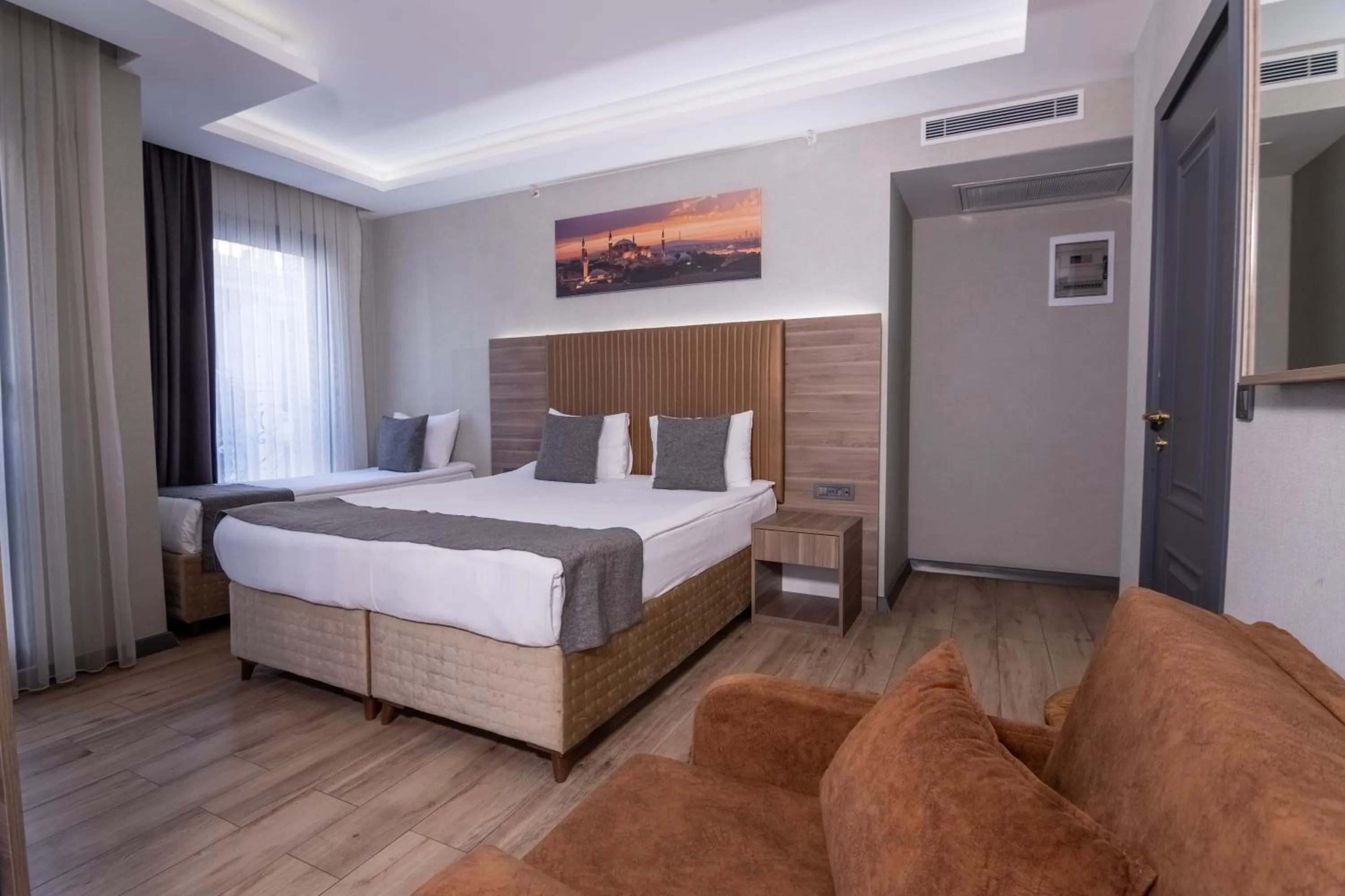 Bed in The Omiya Hotel