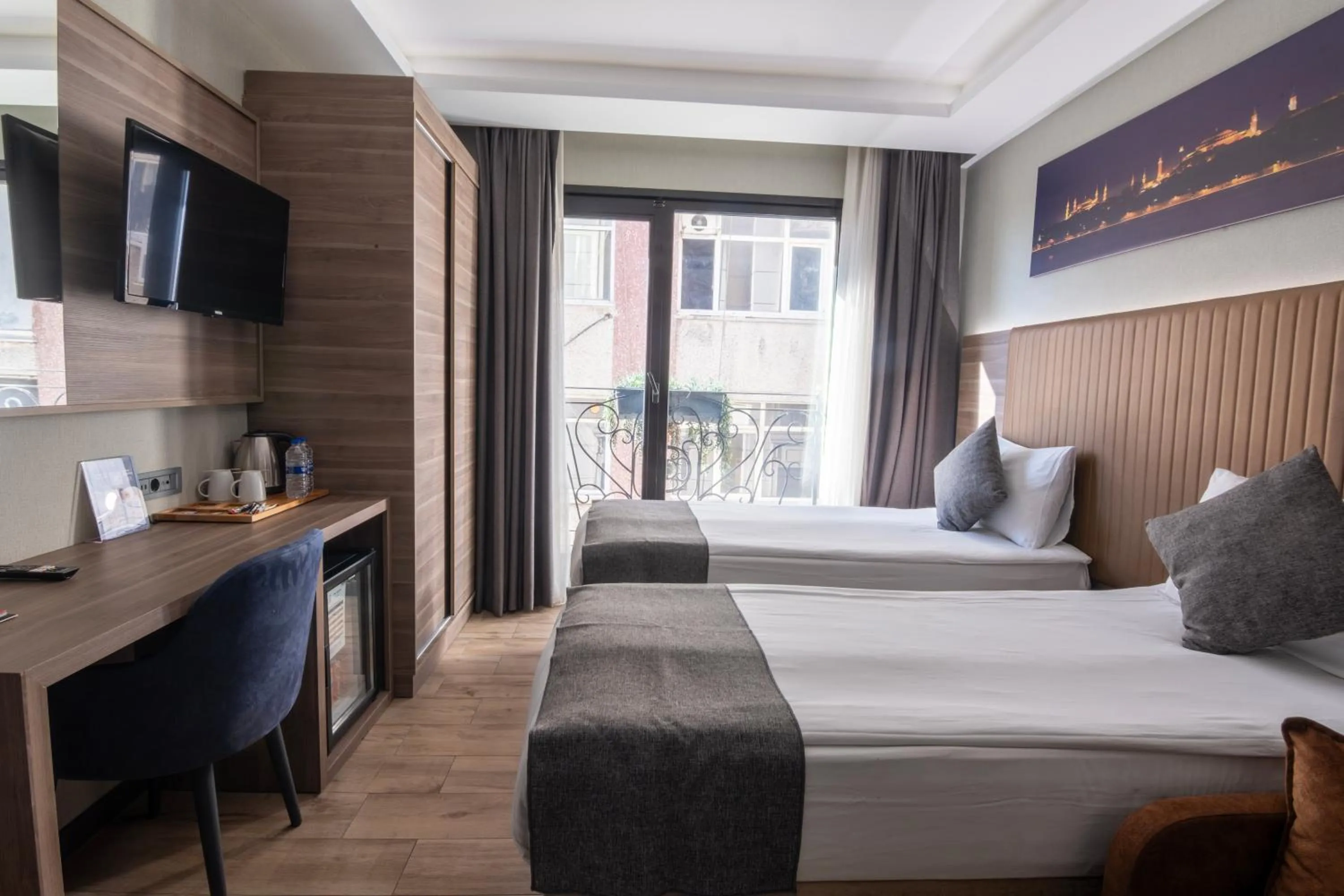 Bed in The Omiya Hotel