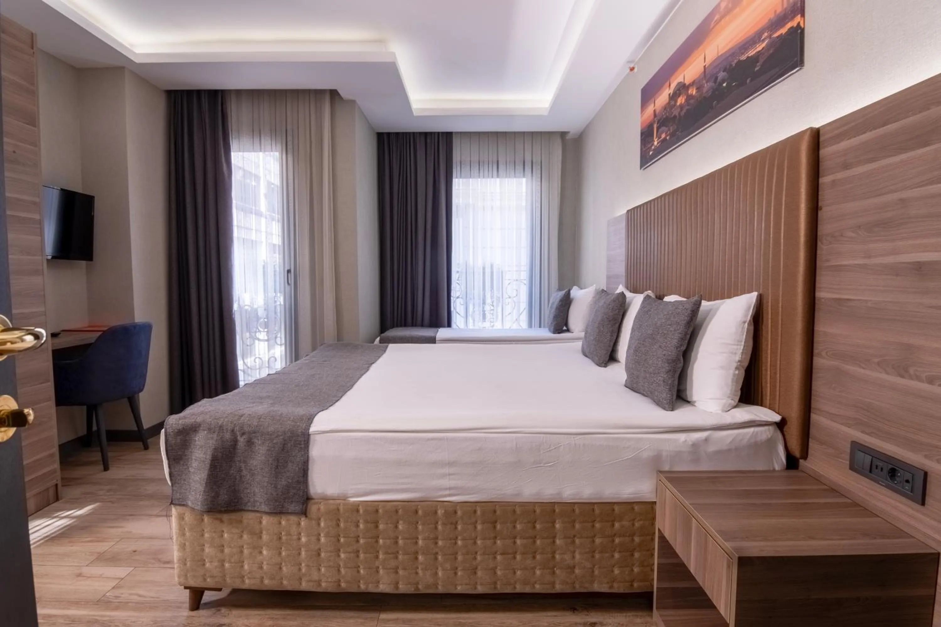 Bed in The Omiya Hotel