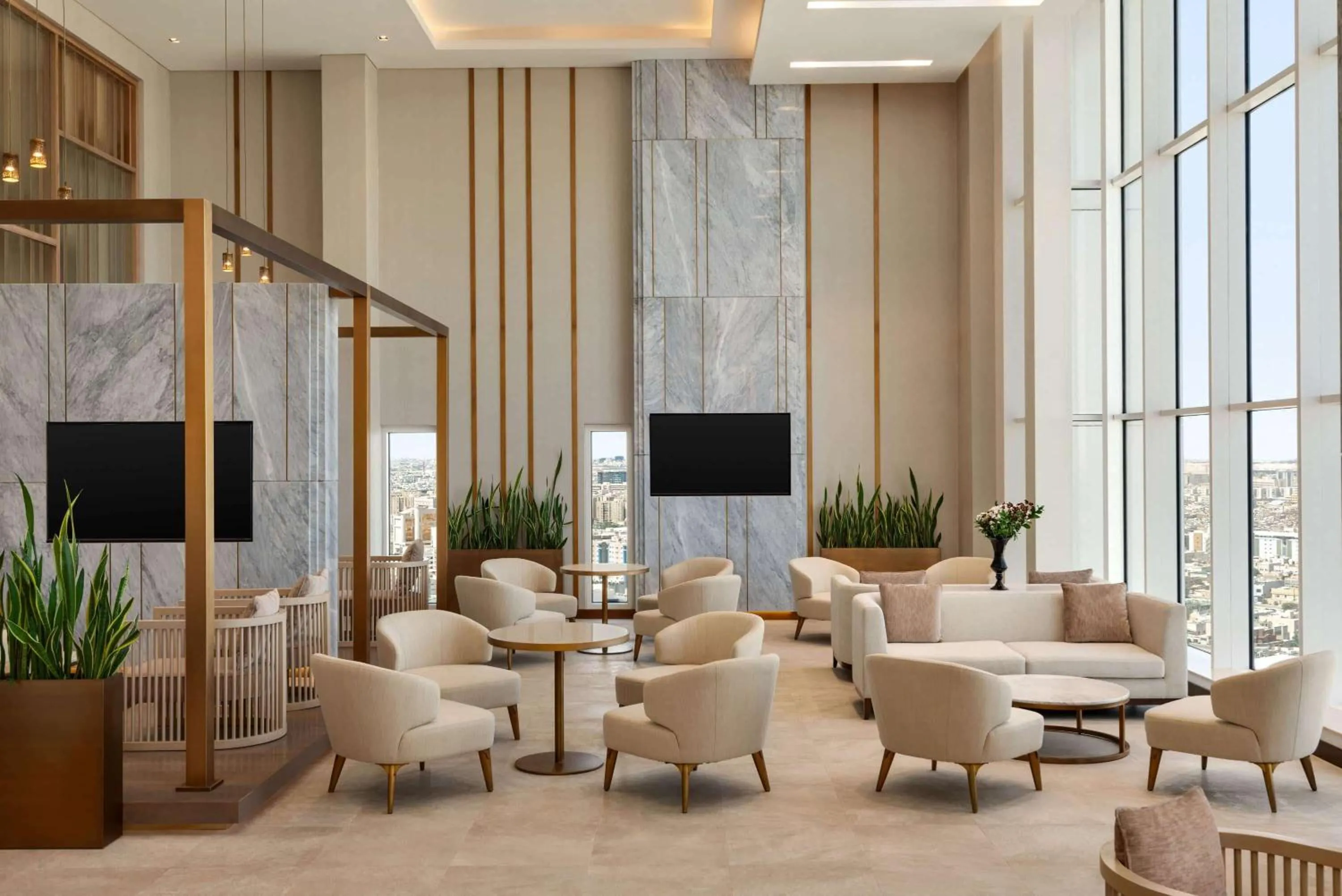 Lounge or bar in Ramada by Wyndham Riyadh King Fahd Road