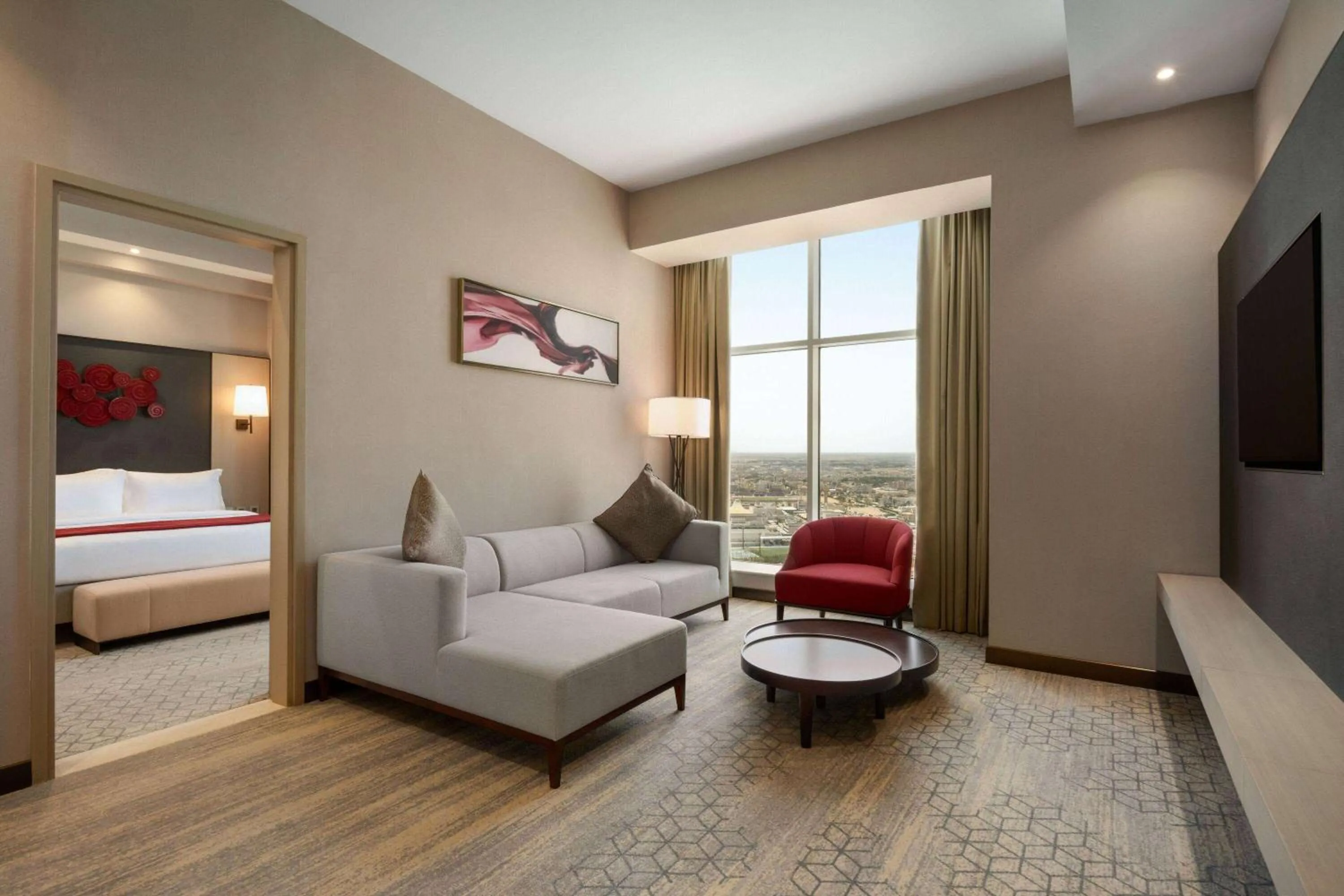 Photo of the whole room, Bed in Ramada by Wyndham Riyadh King Fahd Road