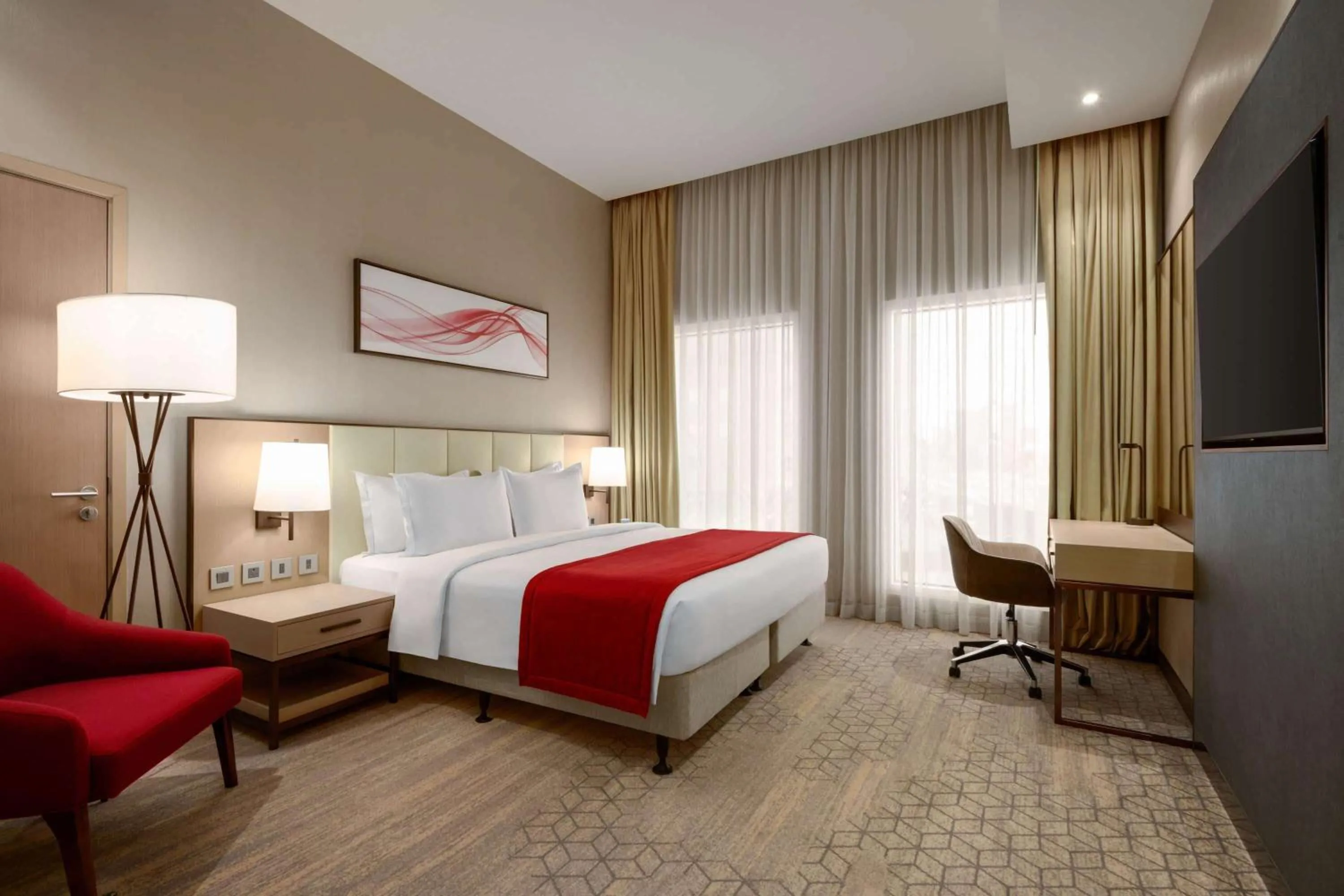 Photo of the whole room, Bed in Ramada by Wyndham Riyadh King Fahd Road