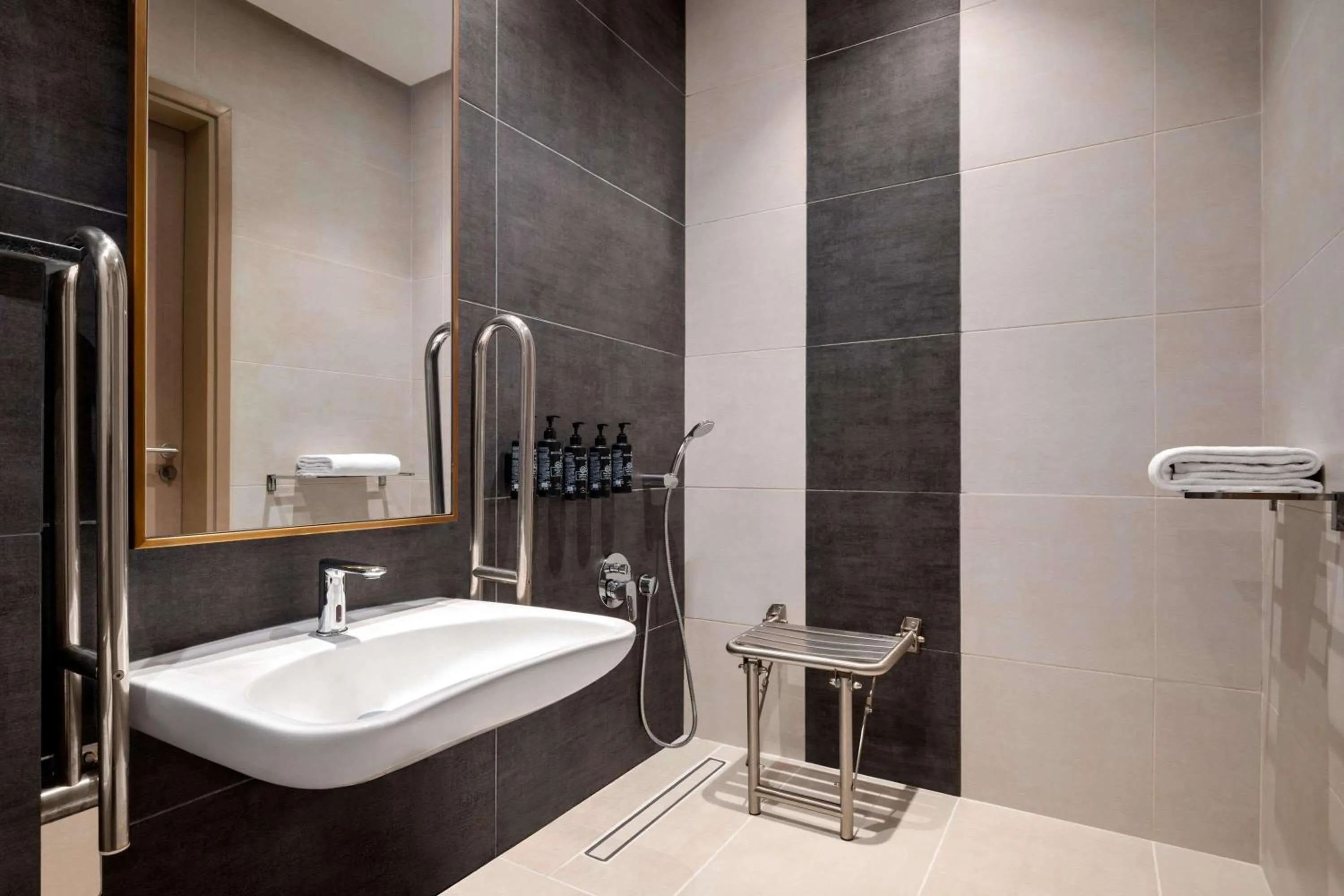 Shower in Ramada by Wyndham Riyadh King Fahd Road