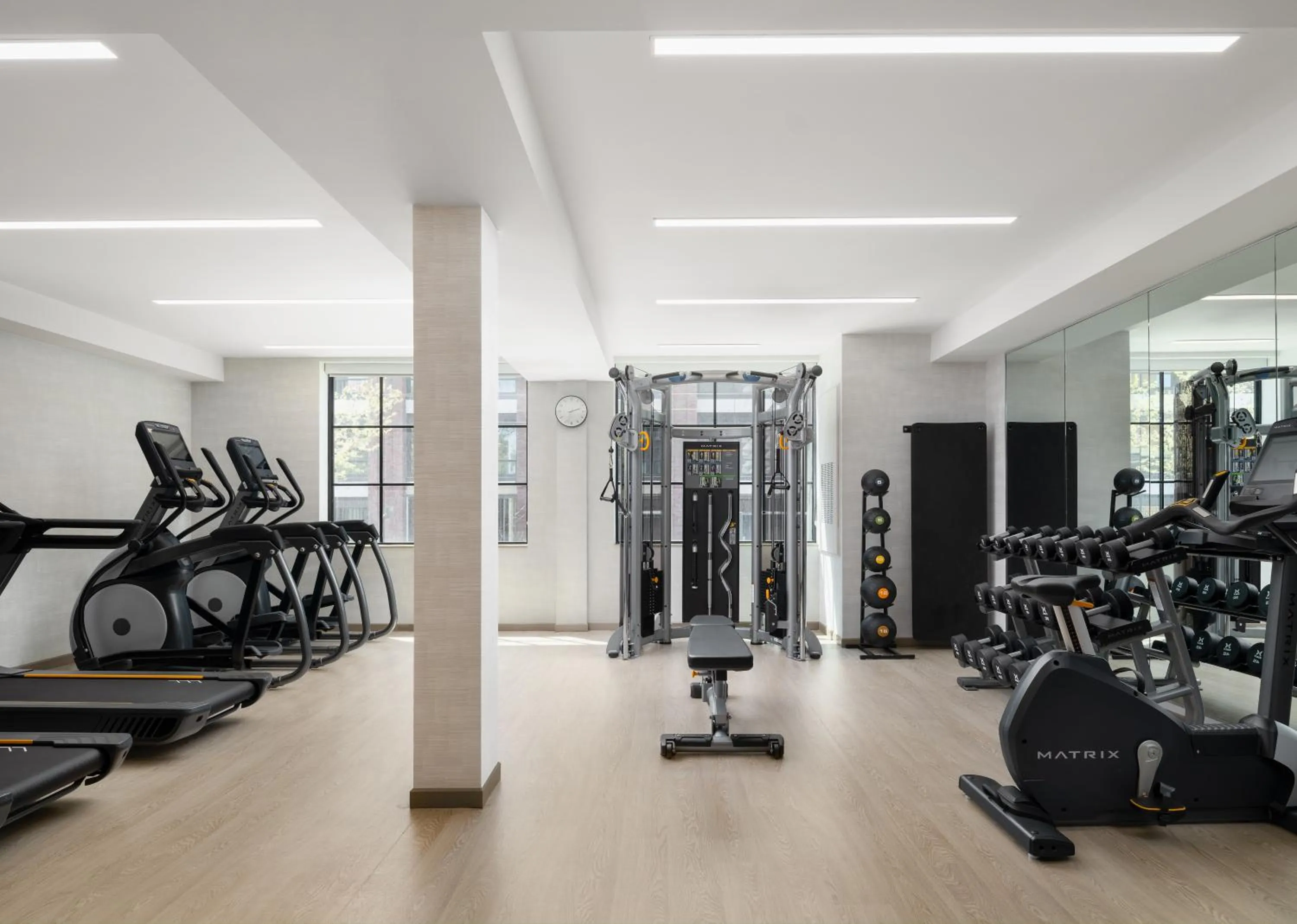 Fitness centre/facilities in AC Hotel by Marriott Dayton