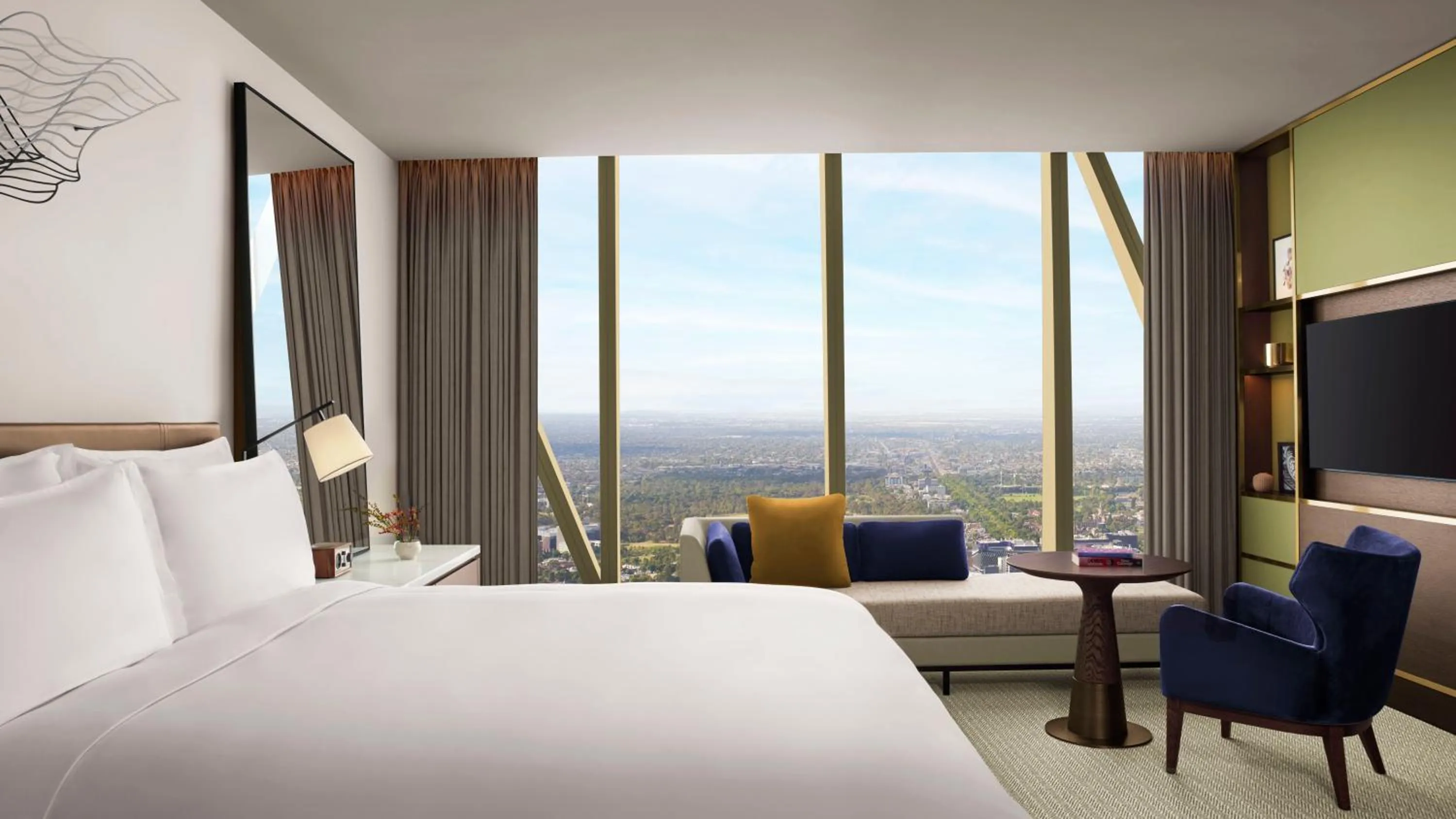 Bedroom, Bed in The Ritz-Carlton, Melbourne