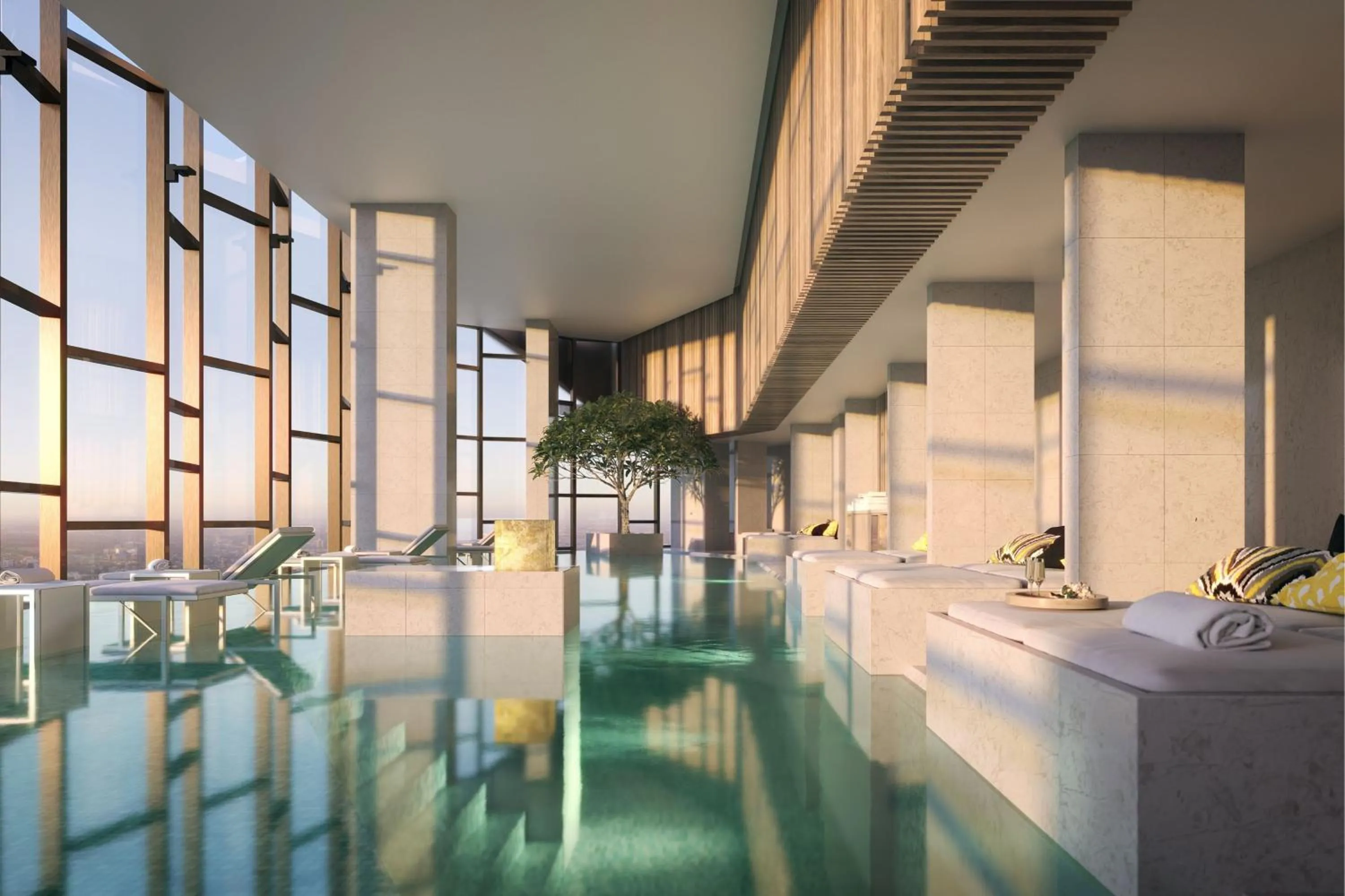 Swimming pool in The Ritz-Carlton, Melbourne