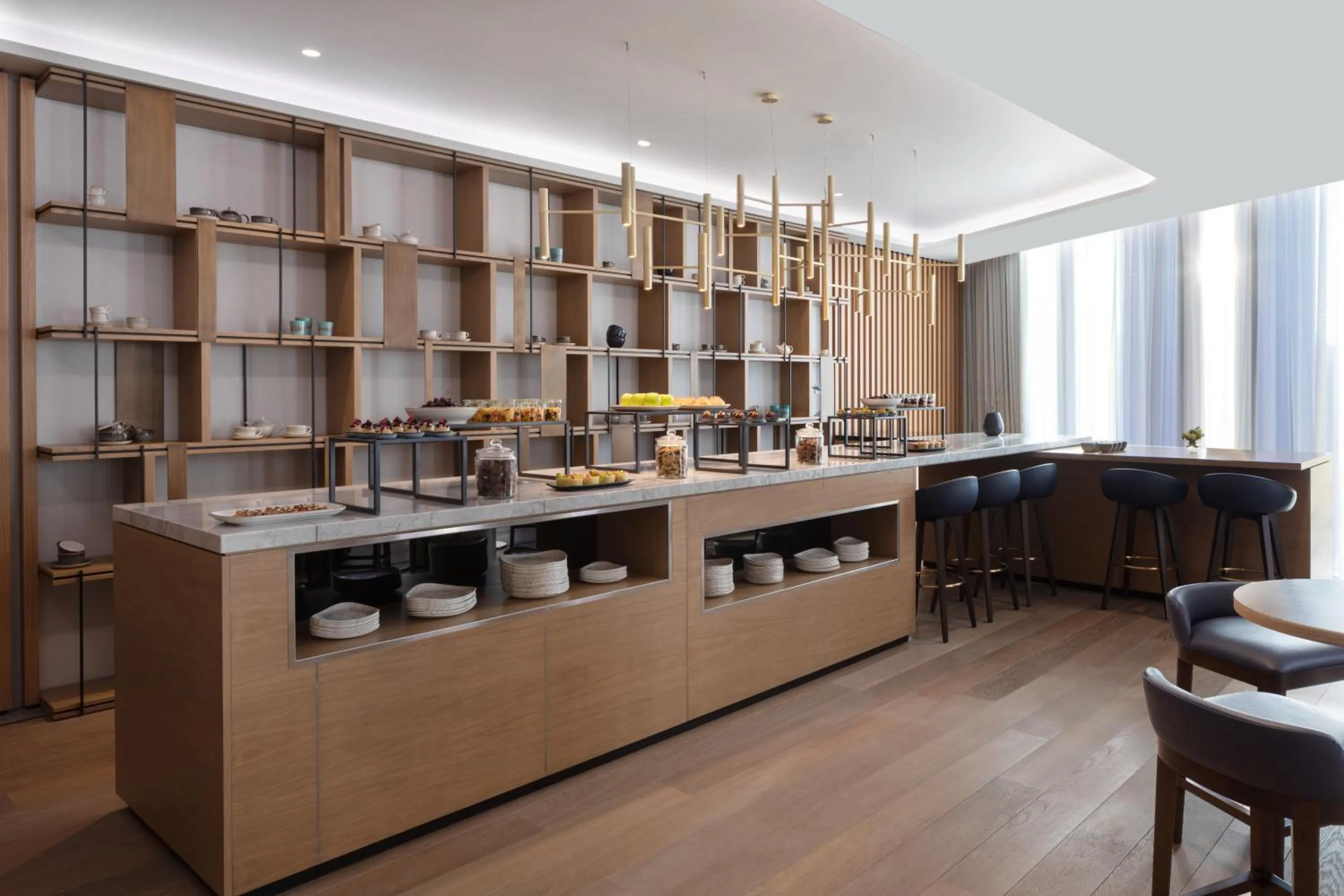 Buffet breakfast in Tirana Marriott Hotel