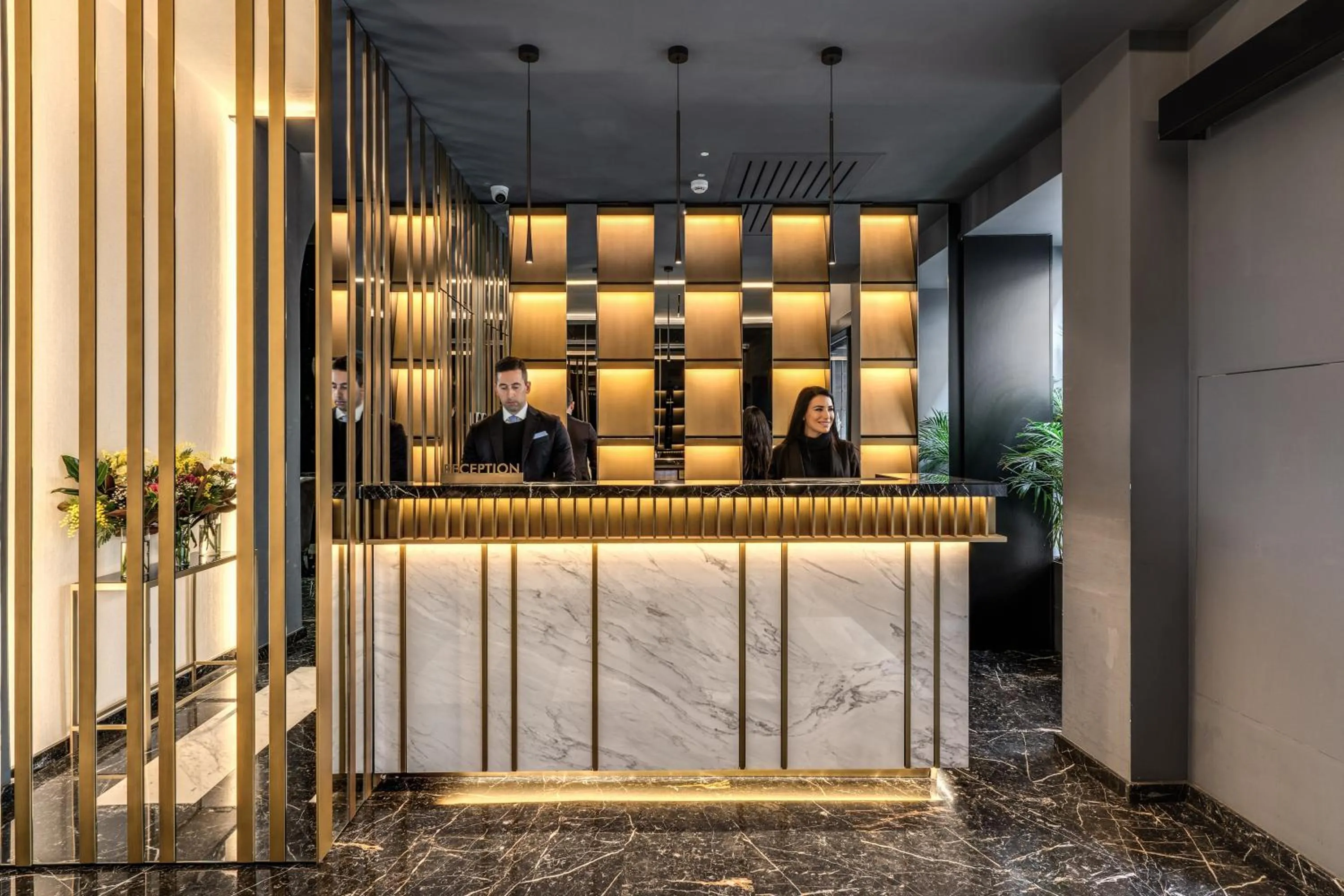 Lobby or reception in CC Palace Hotel