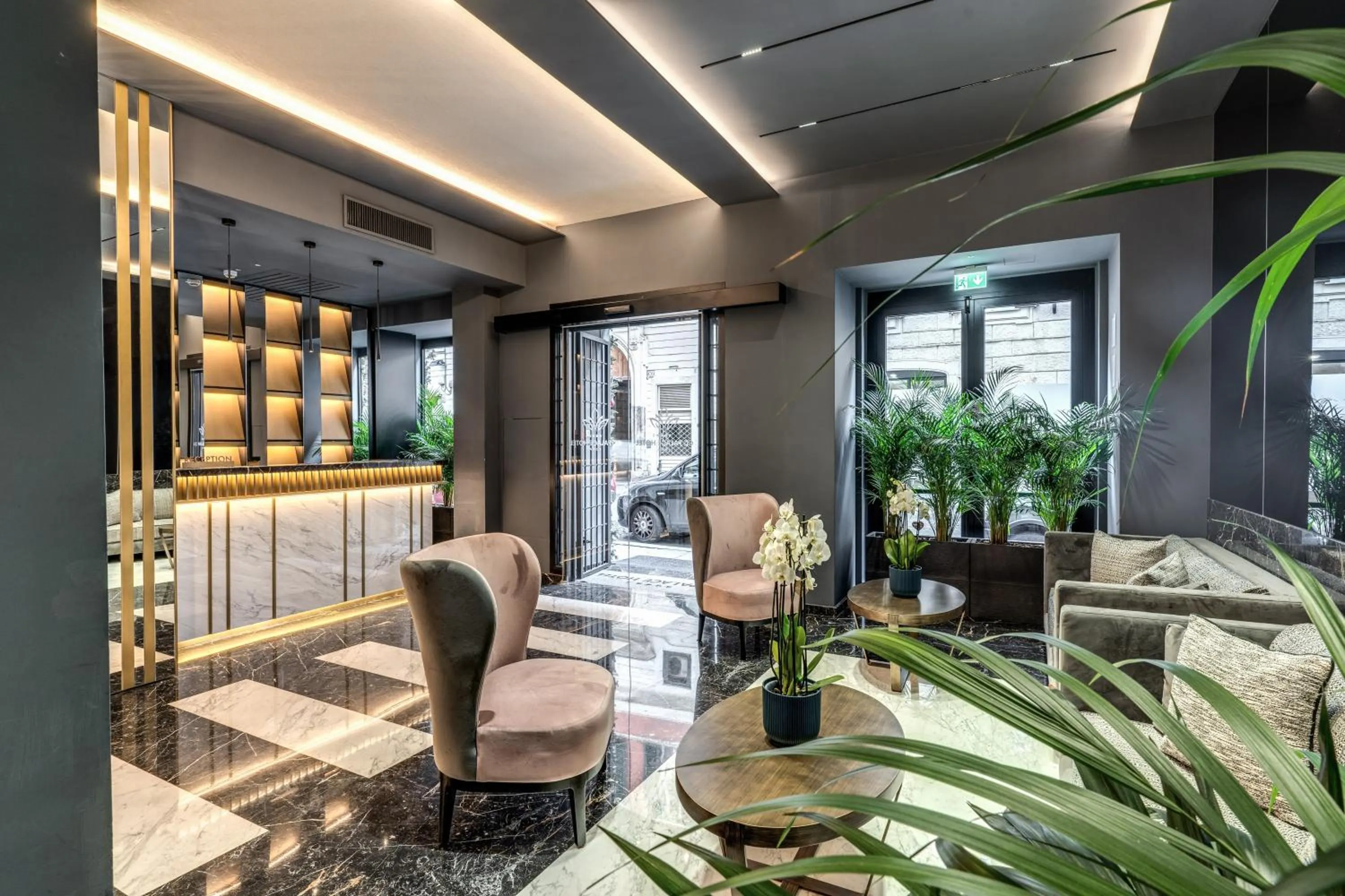 Lobby or reception in CC Palace Hotel