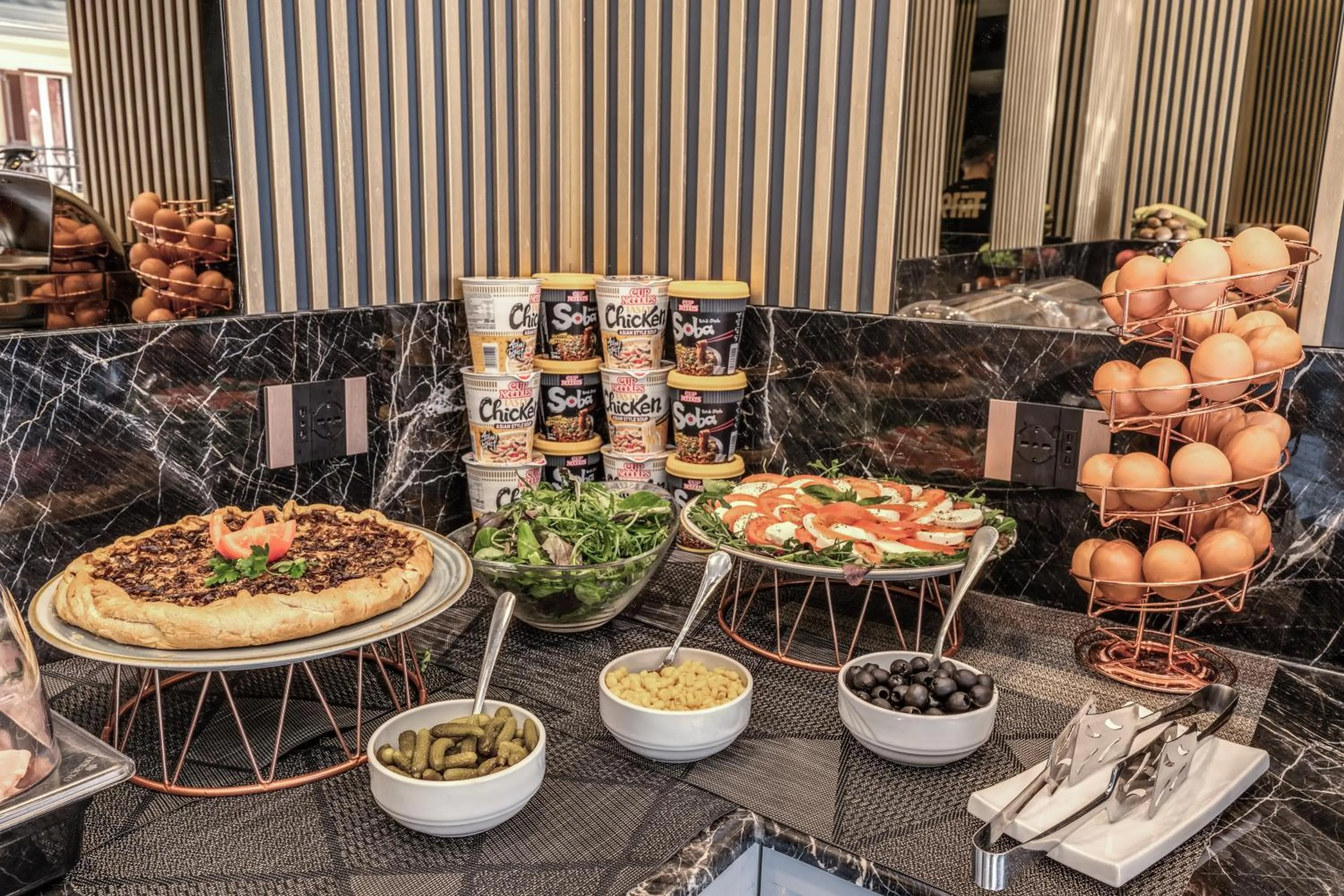 Food in CC Palace Hotel