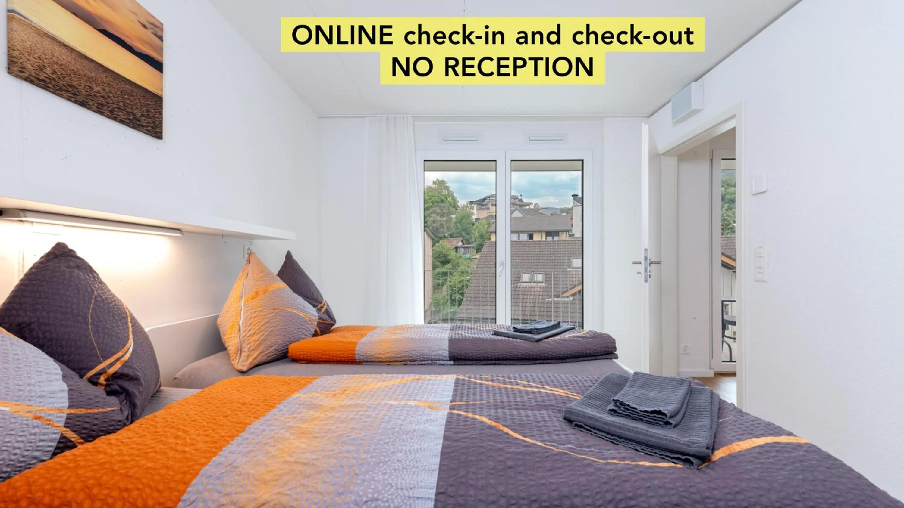 Bed in Anstatthotel Goldau - self-check-in