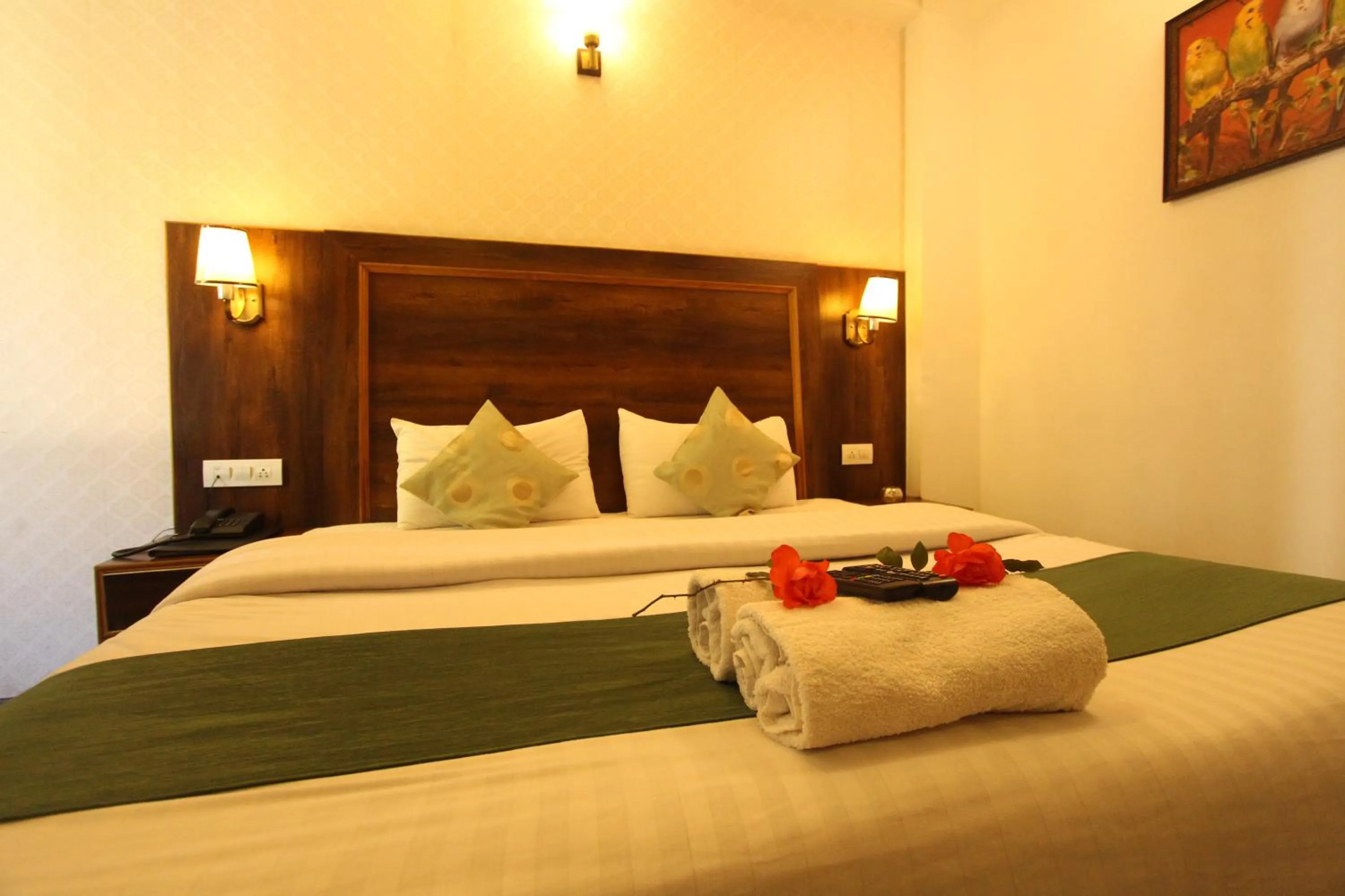 Bed in Hotel NSB Manali