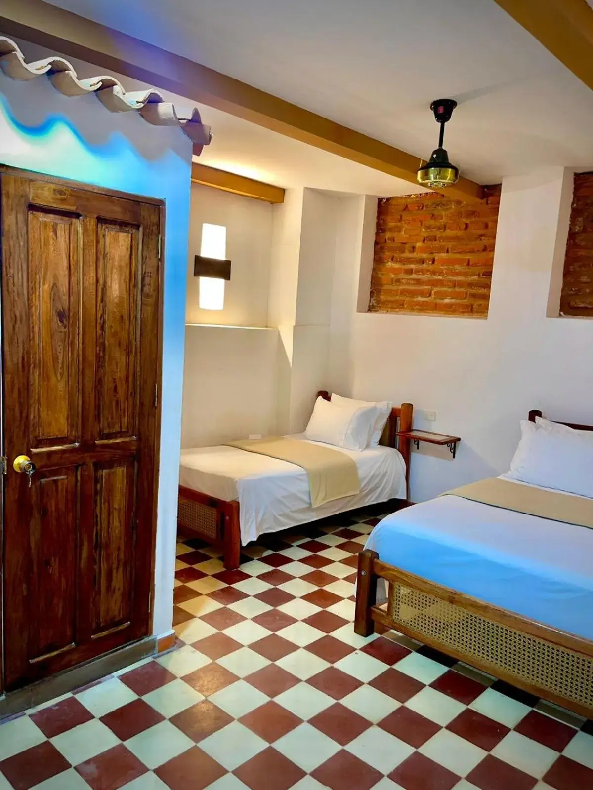 Triple Room with Private Bathroom in Albarrada Hotel Boutique Triple Room with Private Bathroom in Albarrada Hotel Boutique