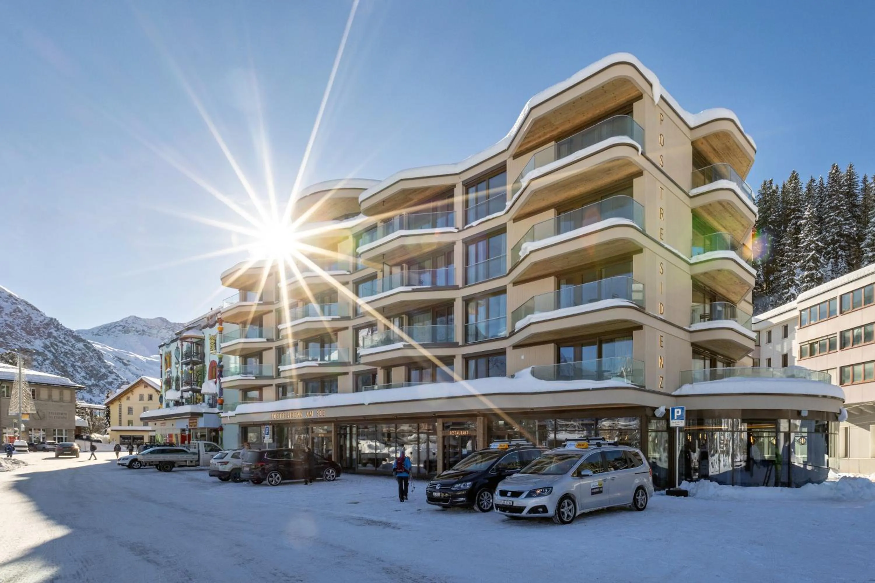 Property building in Postresidenz am See