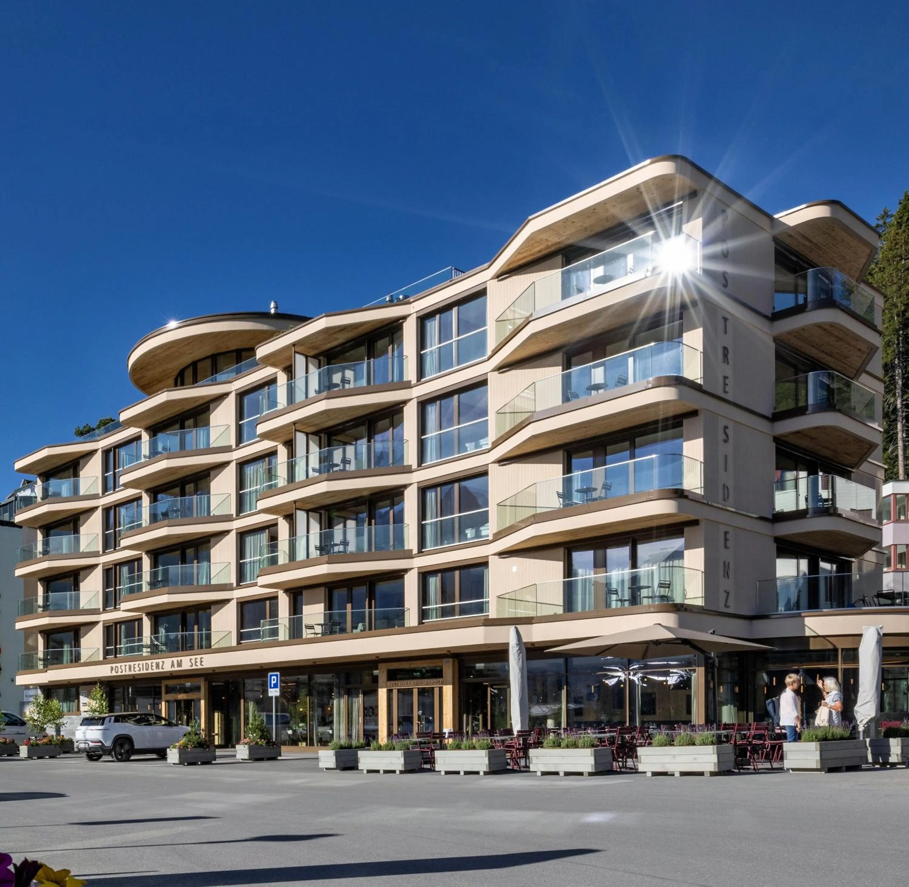 Property building in Postresidenz am See