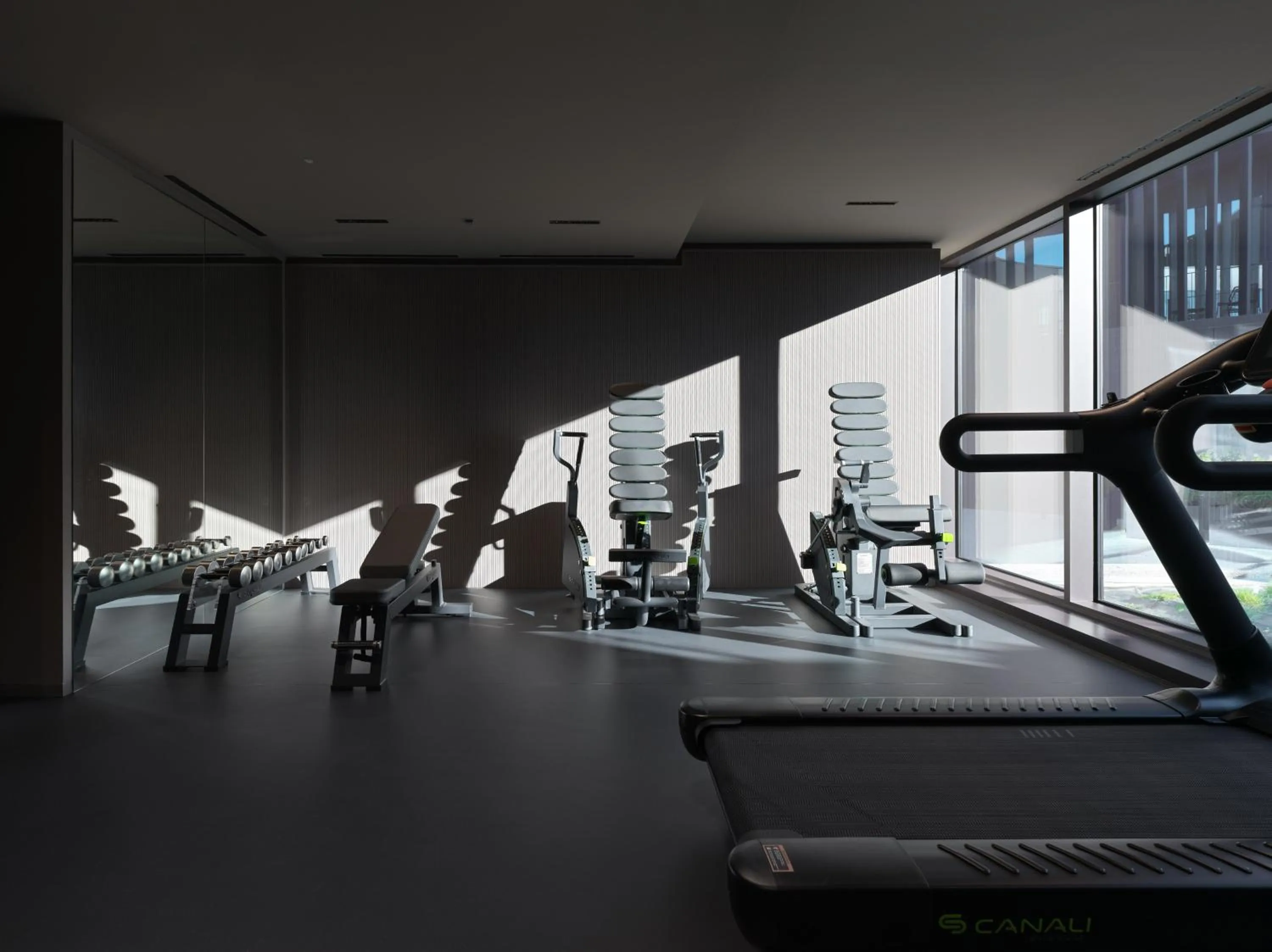 Fitness centre/facilities in Le Fucine Hotel