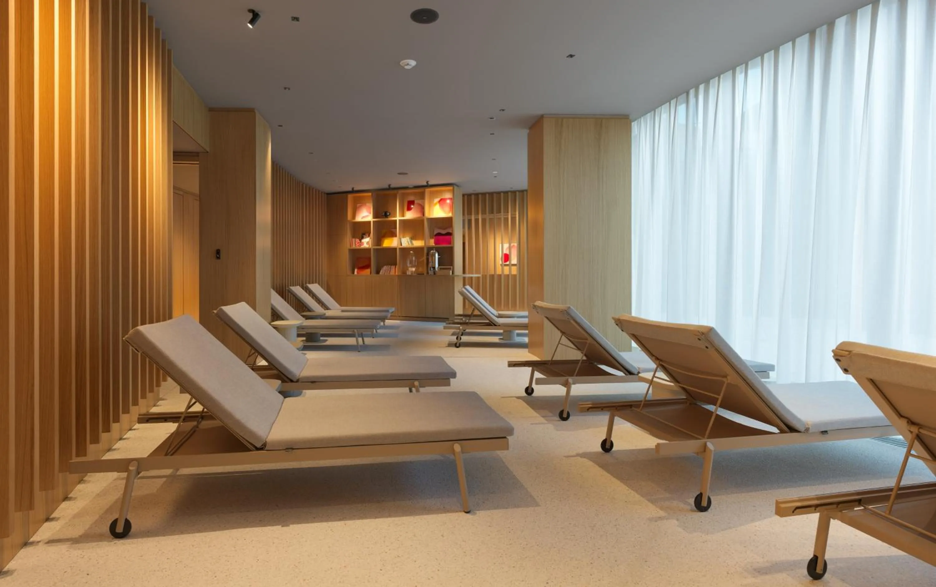 Sauna in Le Fucine Hotel