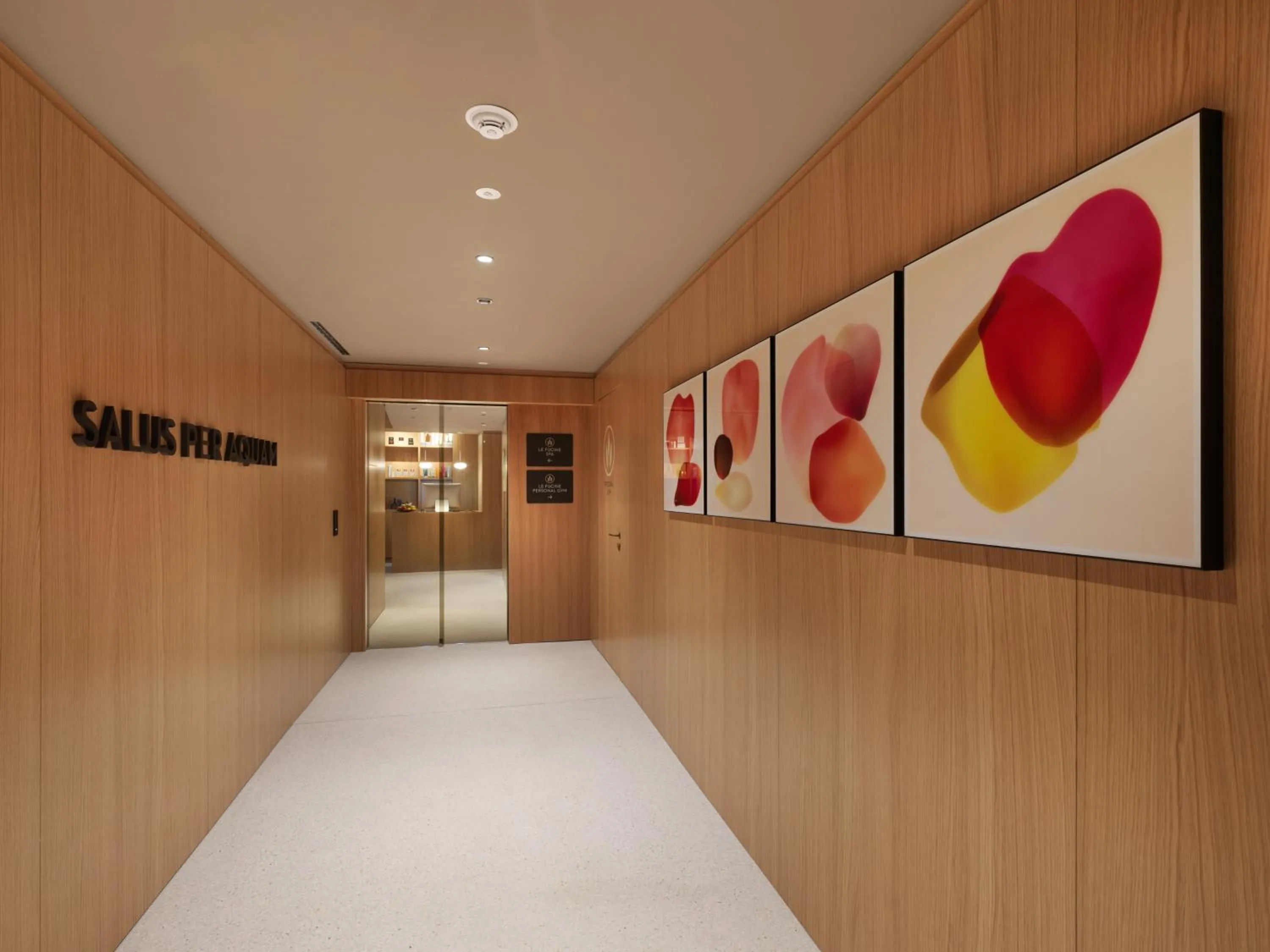 Sauna in Le Fucine Hotel