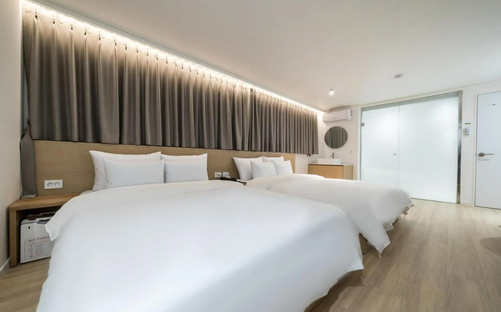 Bedroom, Bed in Aank Hotel Incheon Bupyeong