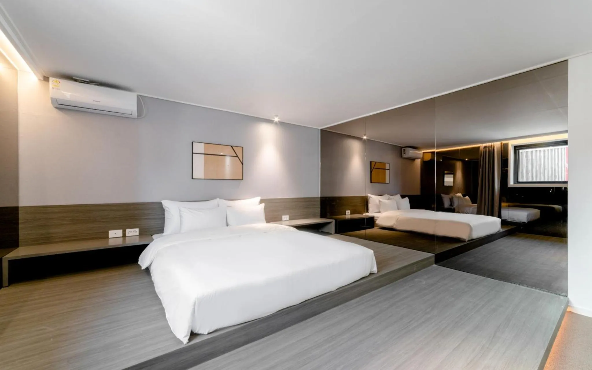 Bedroom, Bed in Aank Hotel Incheon Bupyeong