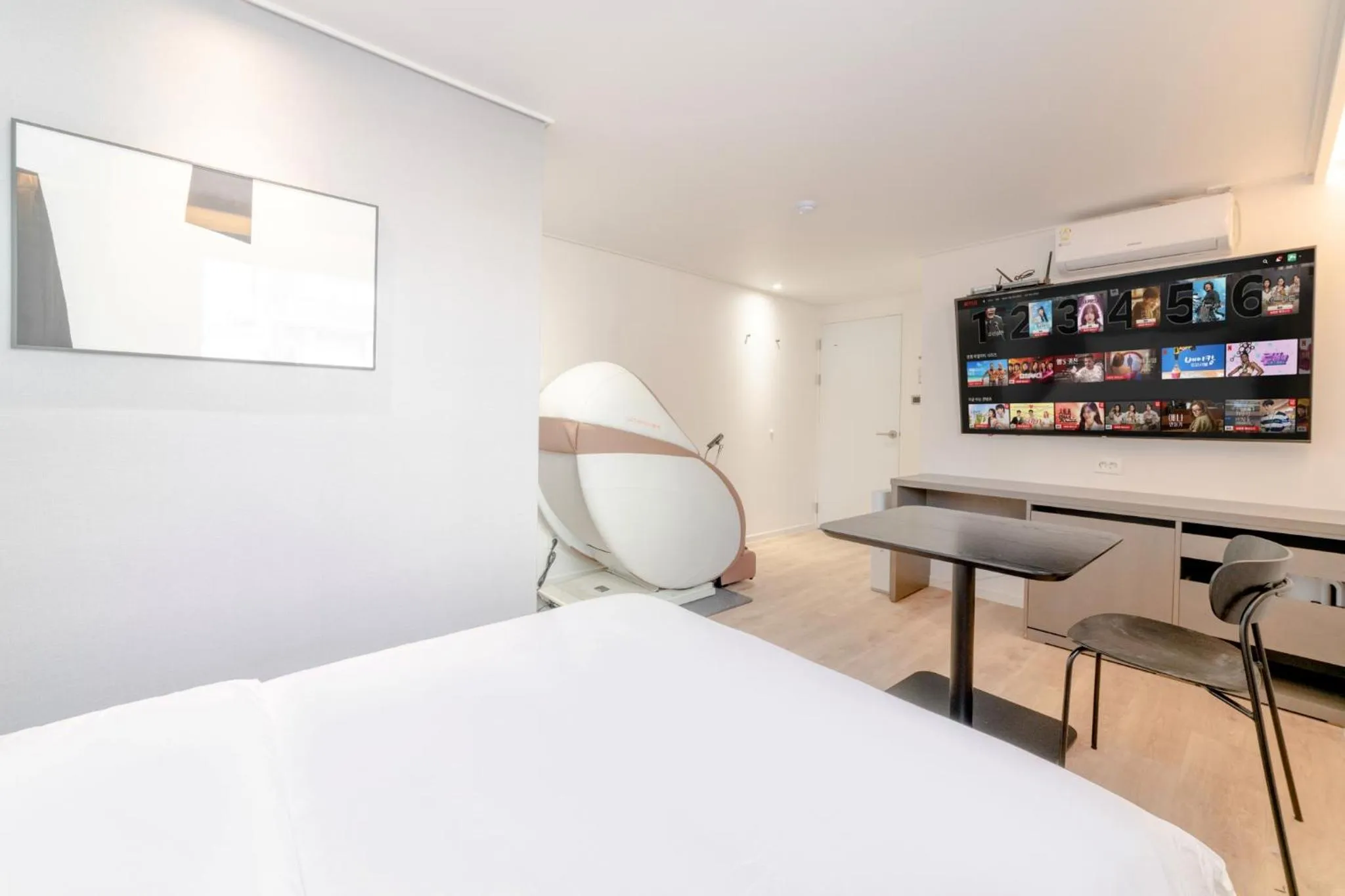 Bedroom, Bed in Aank Hotel Incheon Bupyeong