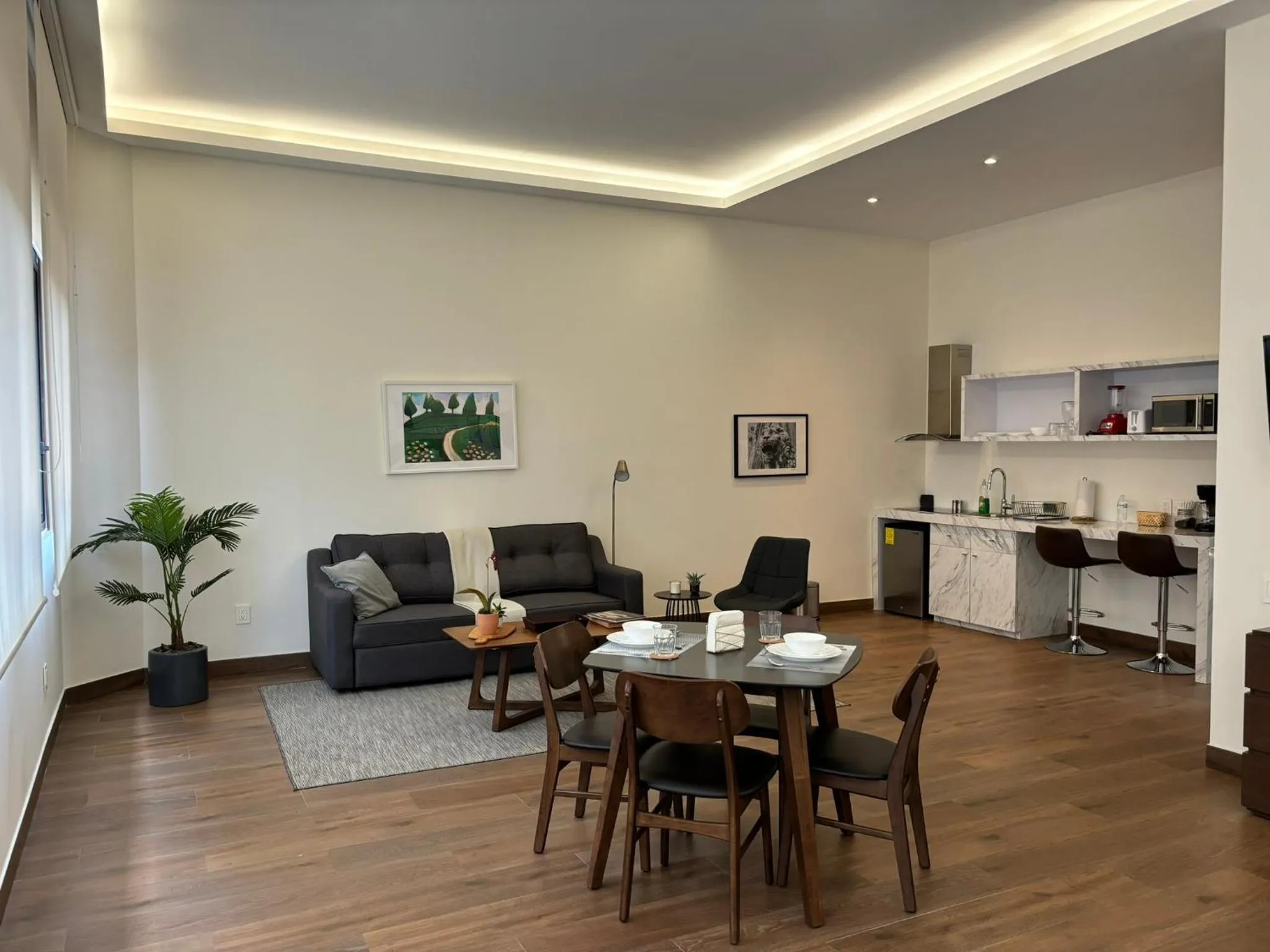 Kitchen or kitchenette in Casa Herrmann Suites