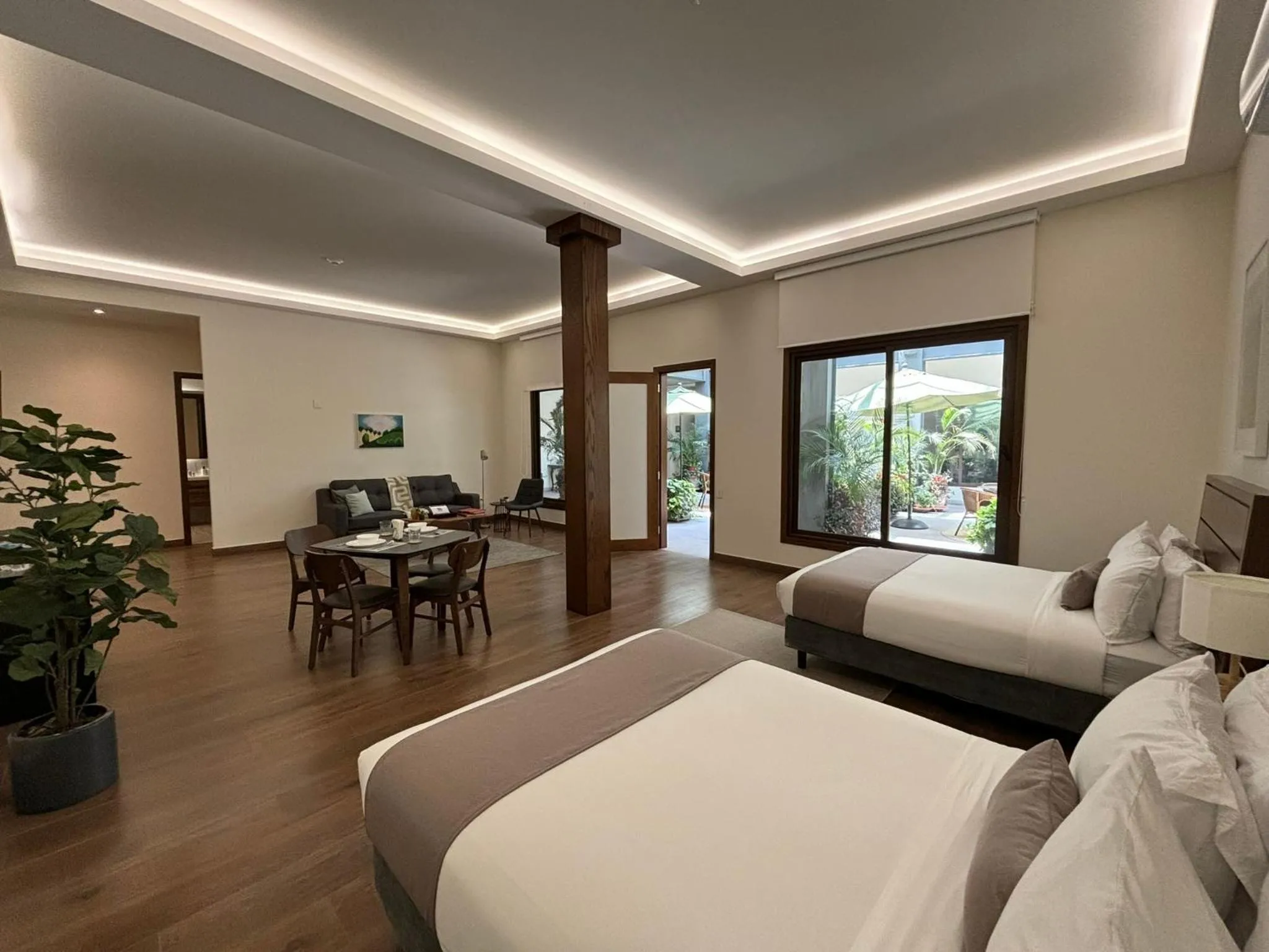 Bed in Casa Herrmann Suites