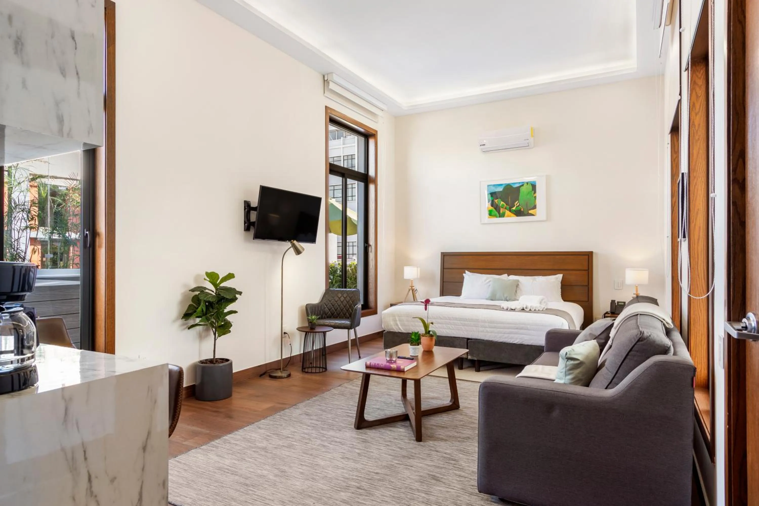 Bed in Casa Herrmann Suites