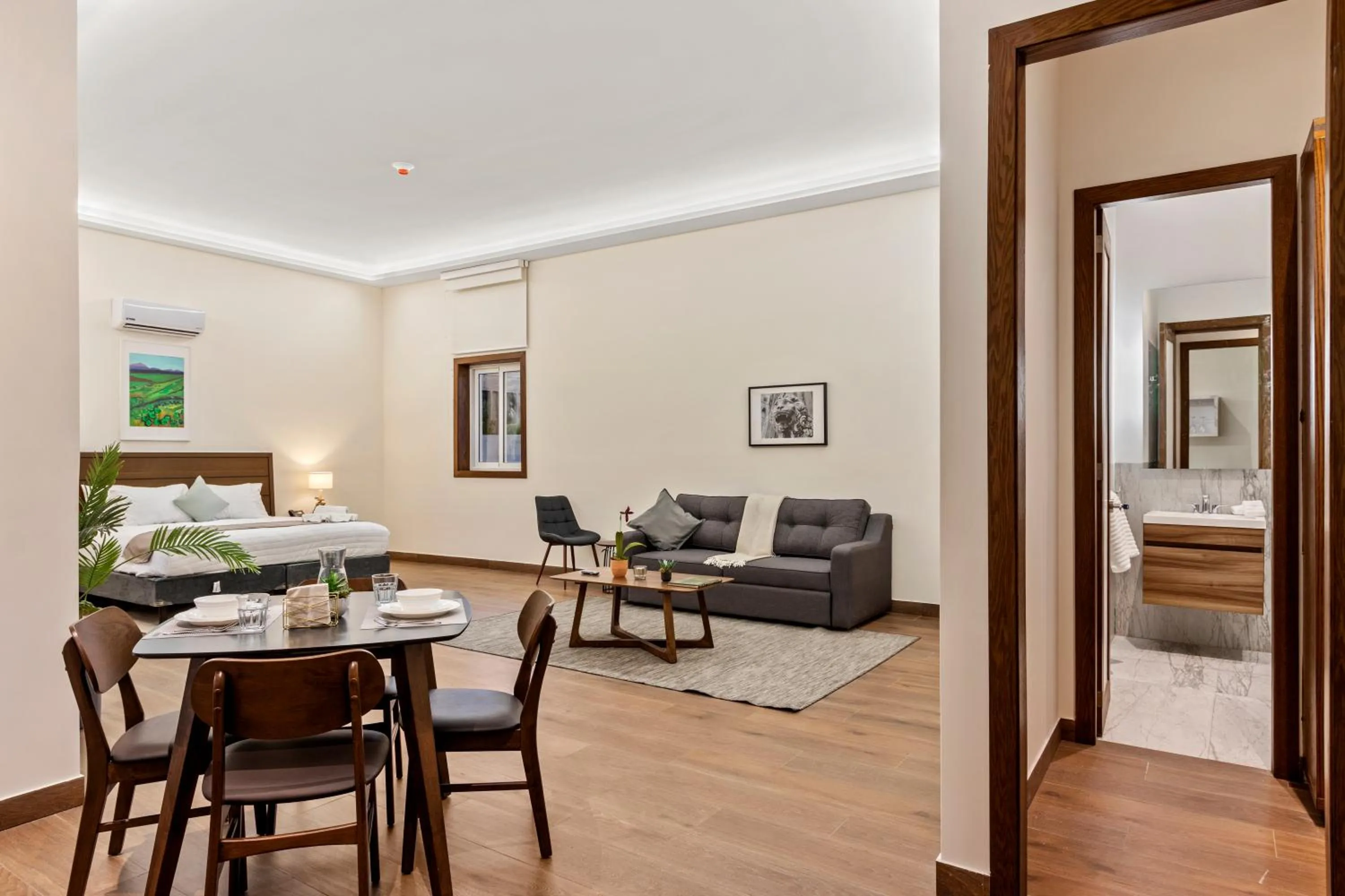 Living room in Casa Herrmann Suites