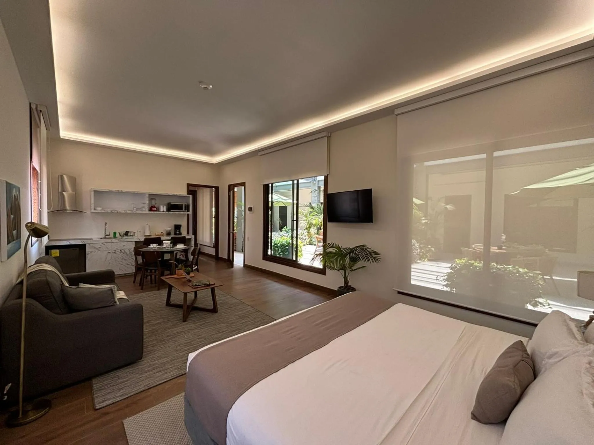 Bed in Casa Herrmann Suites