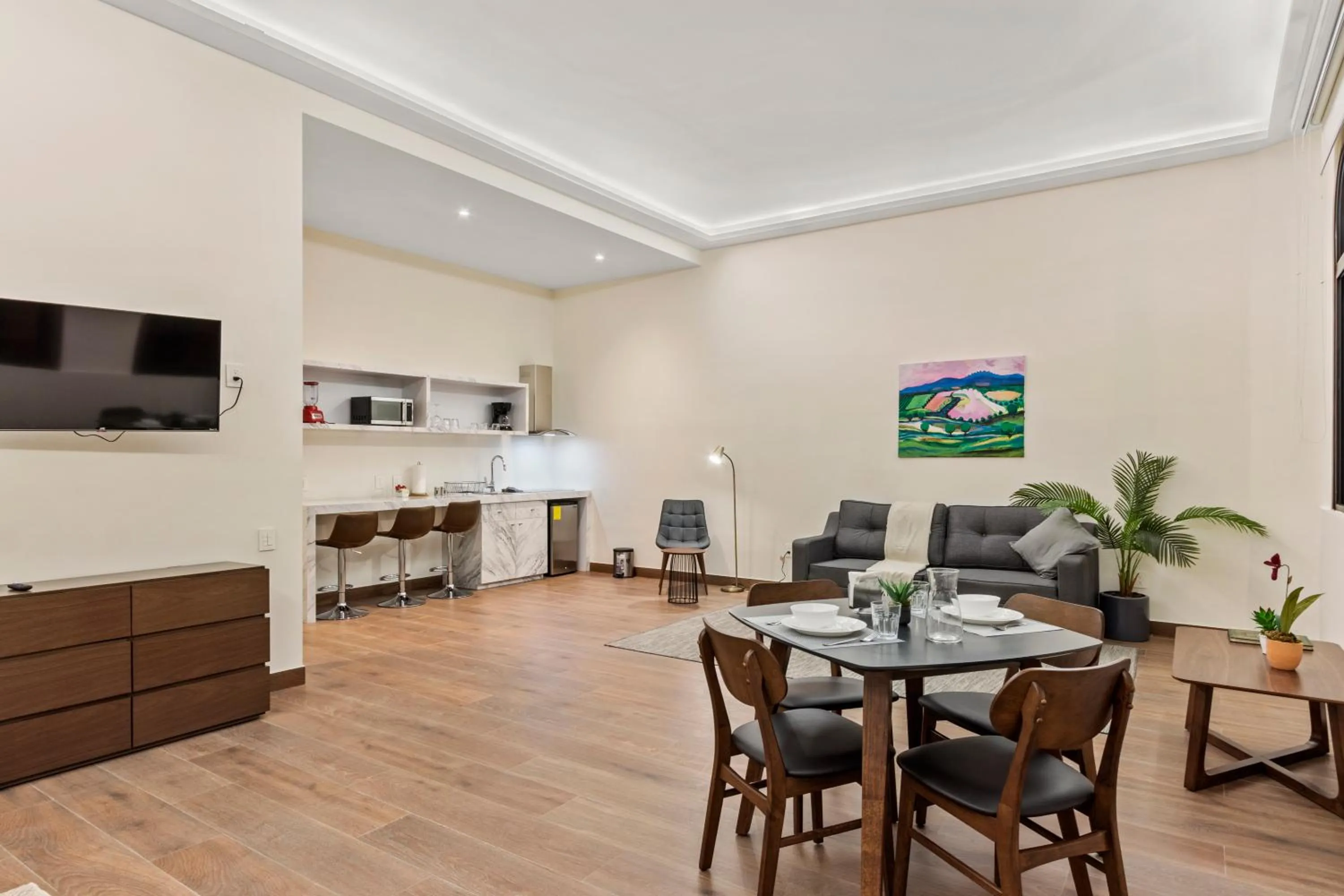 TV and multimedia in Casa Herrmann Suites