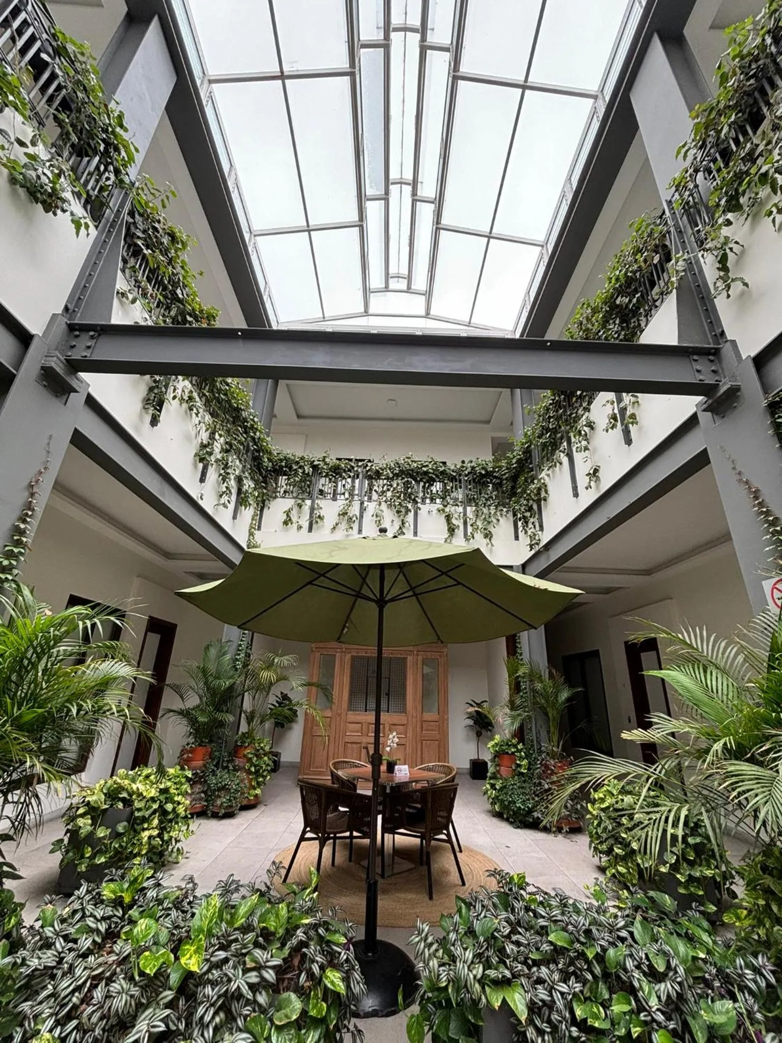 Seating area in Casa Herrmann Suites