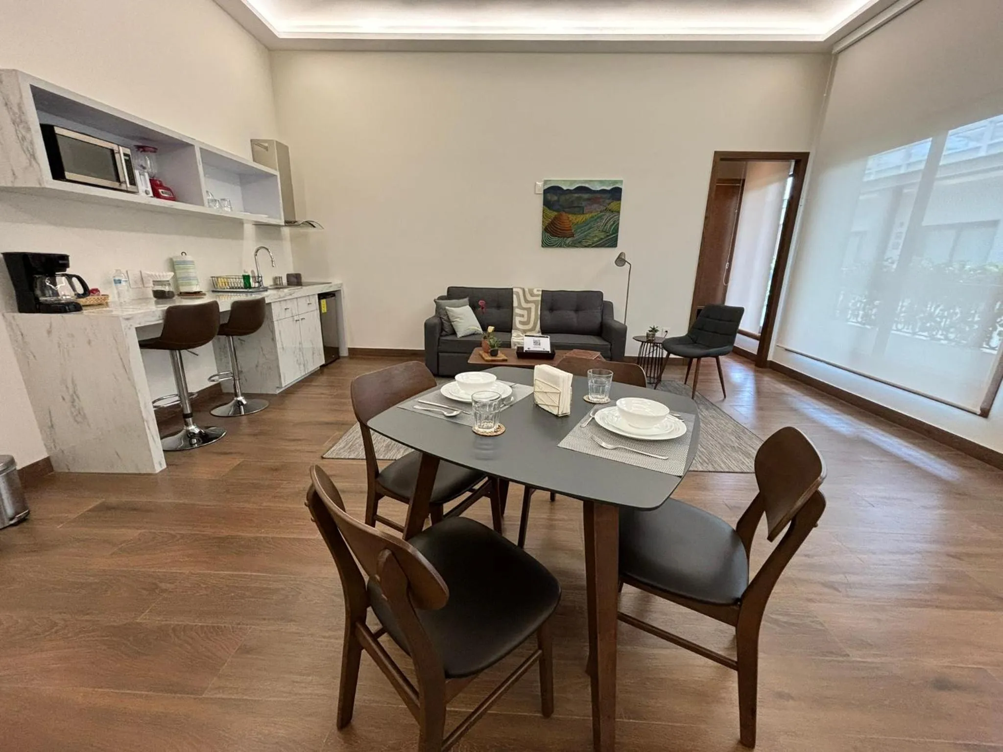 Coffee/tea facilities in Casa Herrmann Suites