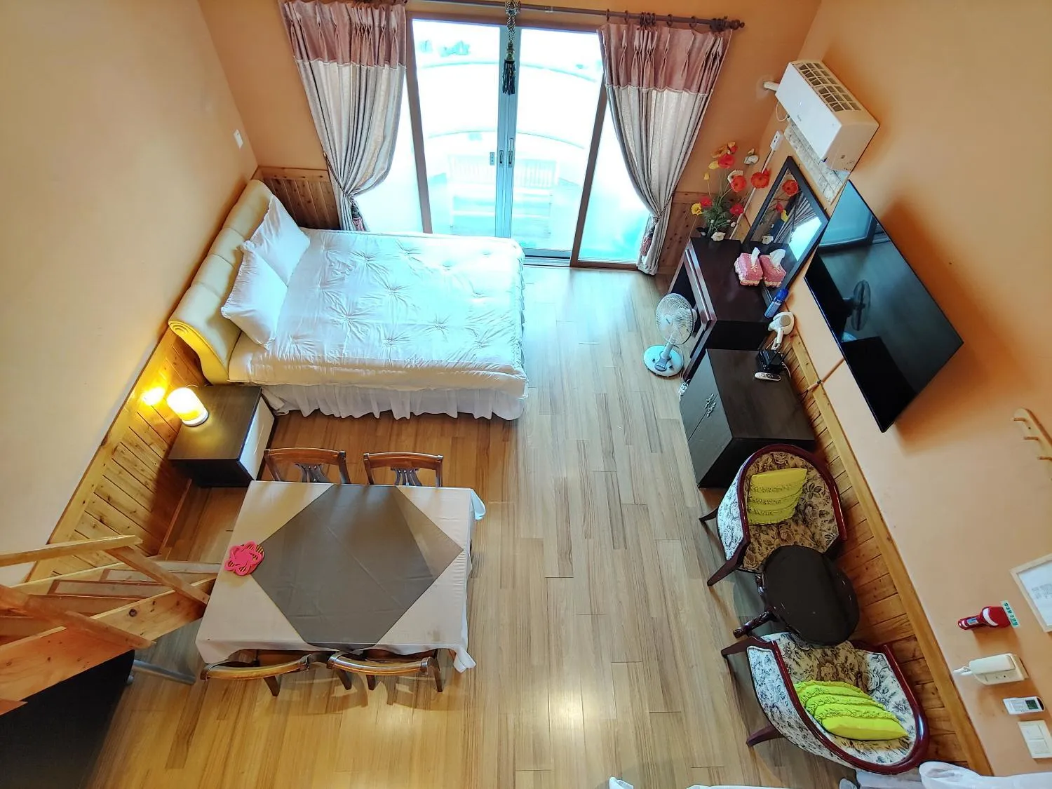 Bed in Herb in Pension