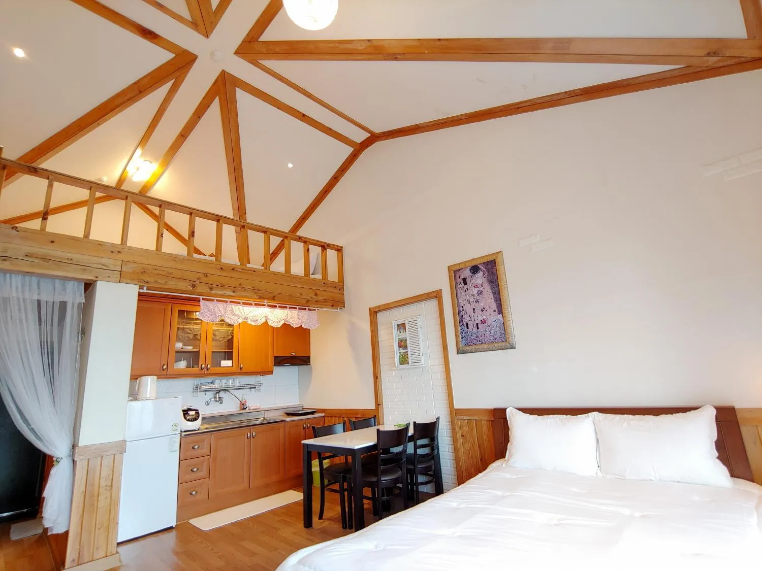 Bed in Herb in Pension