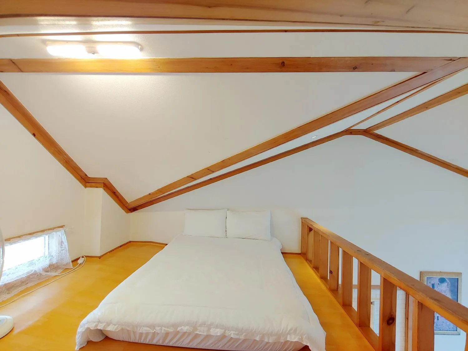 Bed in Herb in Pension