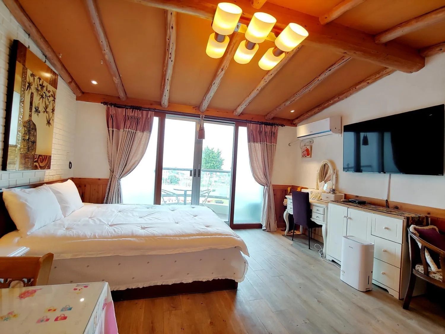 Bed in Herb in Pension