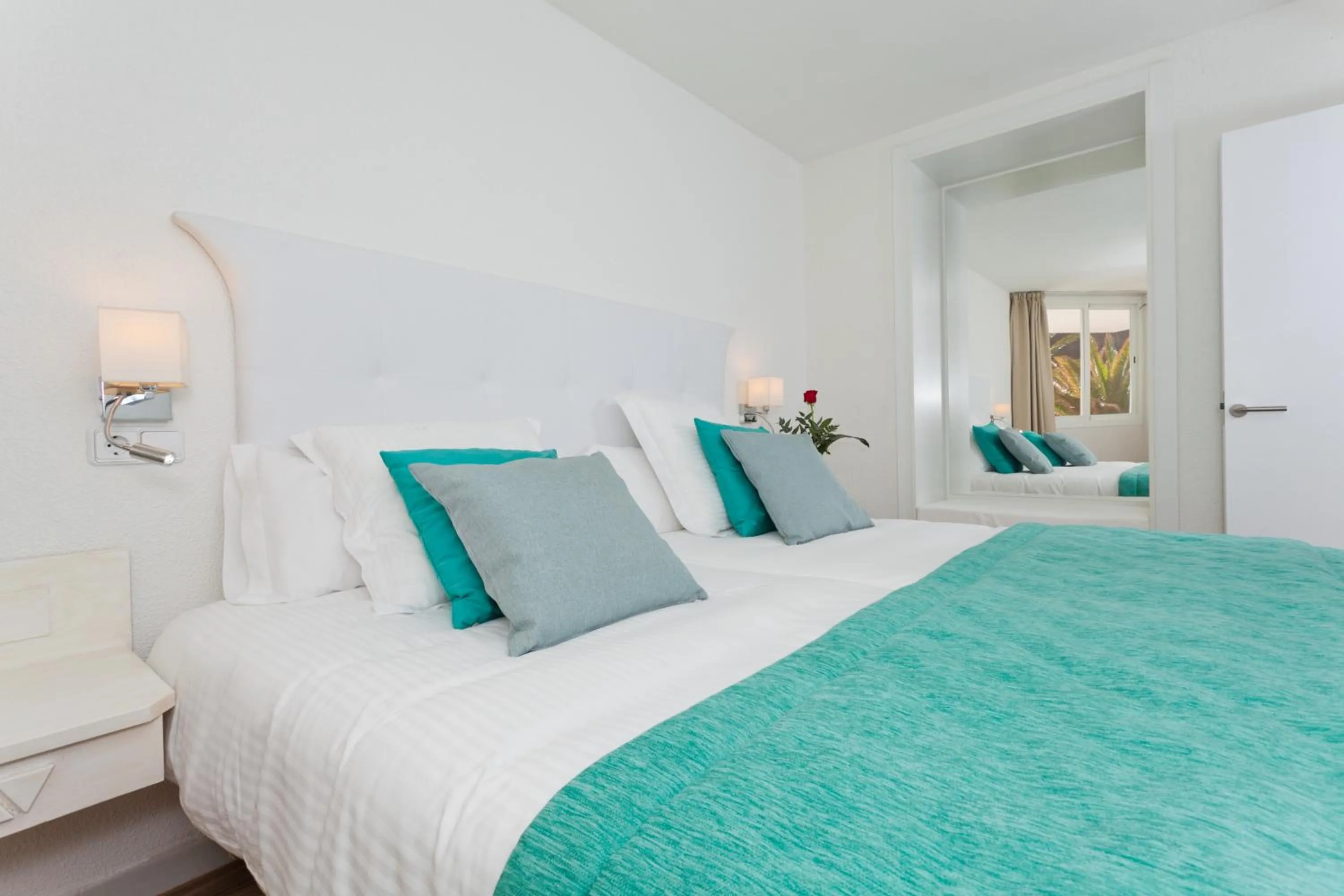 Bedroom, Bed in FERGUS Style Cala Blanca Suites