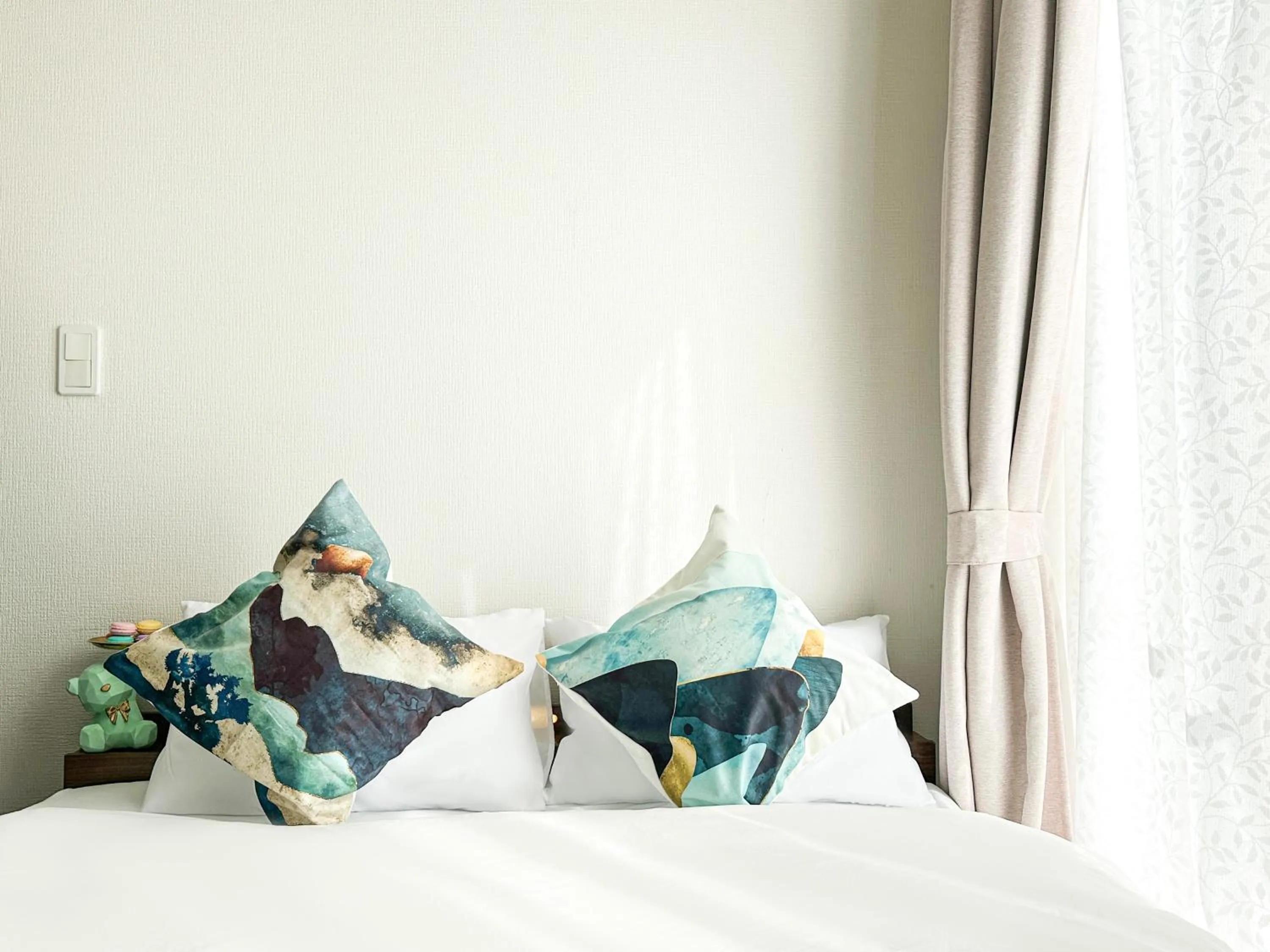 Bed in nestay suite tokyo ikebukuro