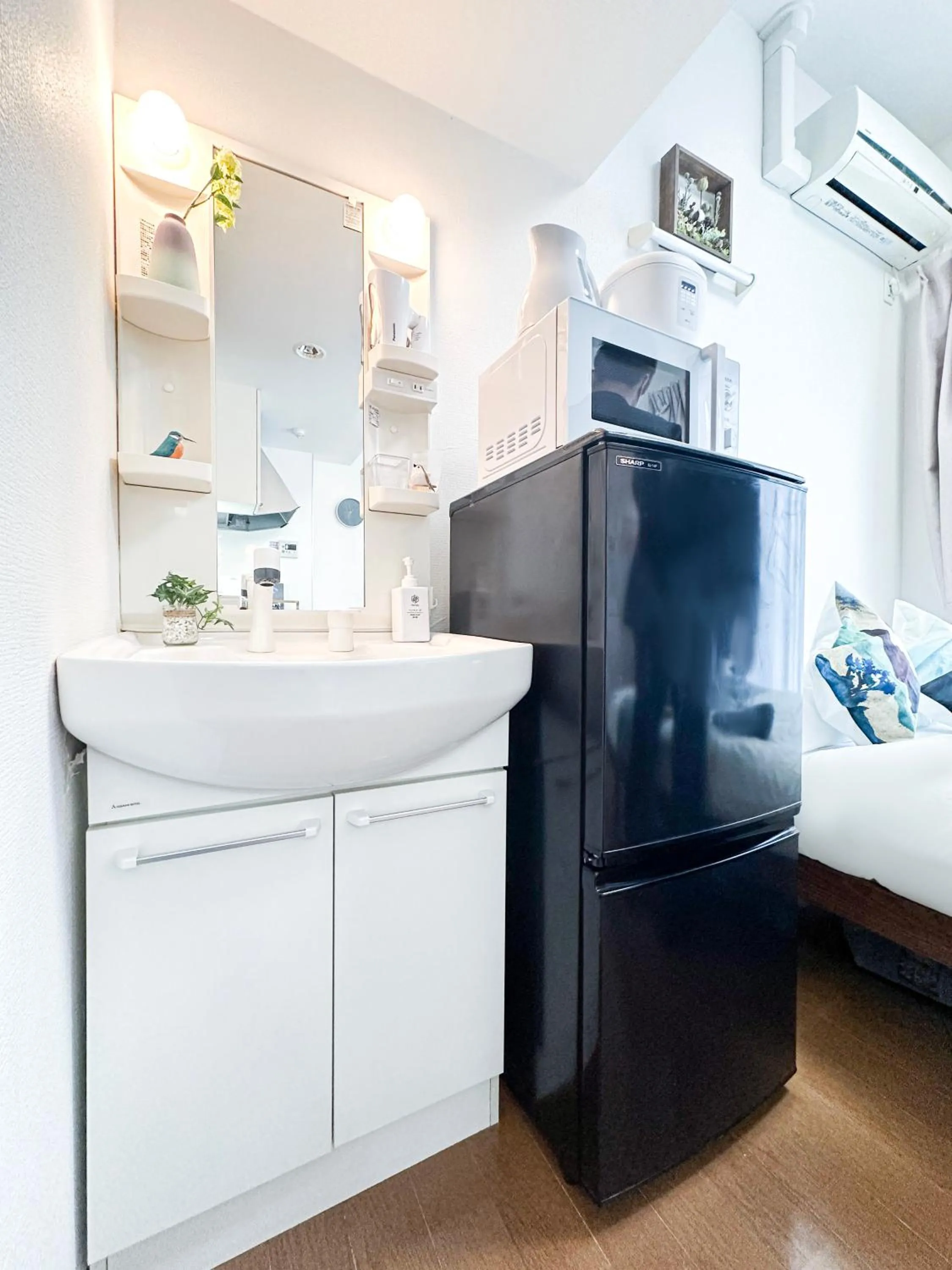 Bed in nestay suite tokyo ikebukuro