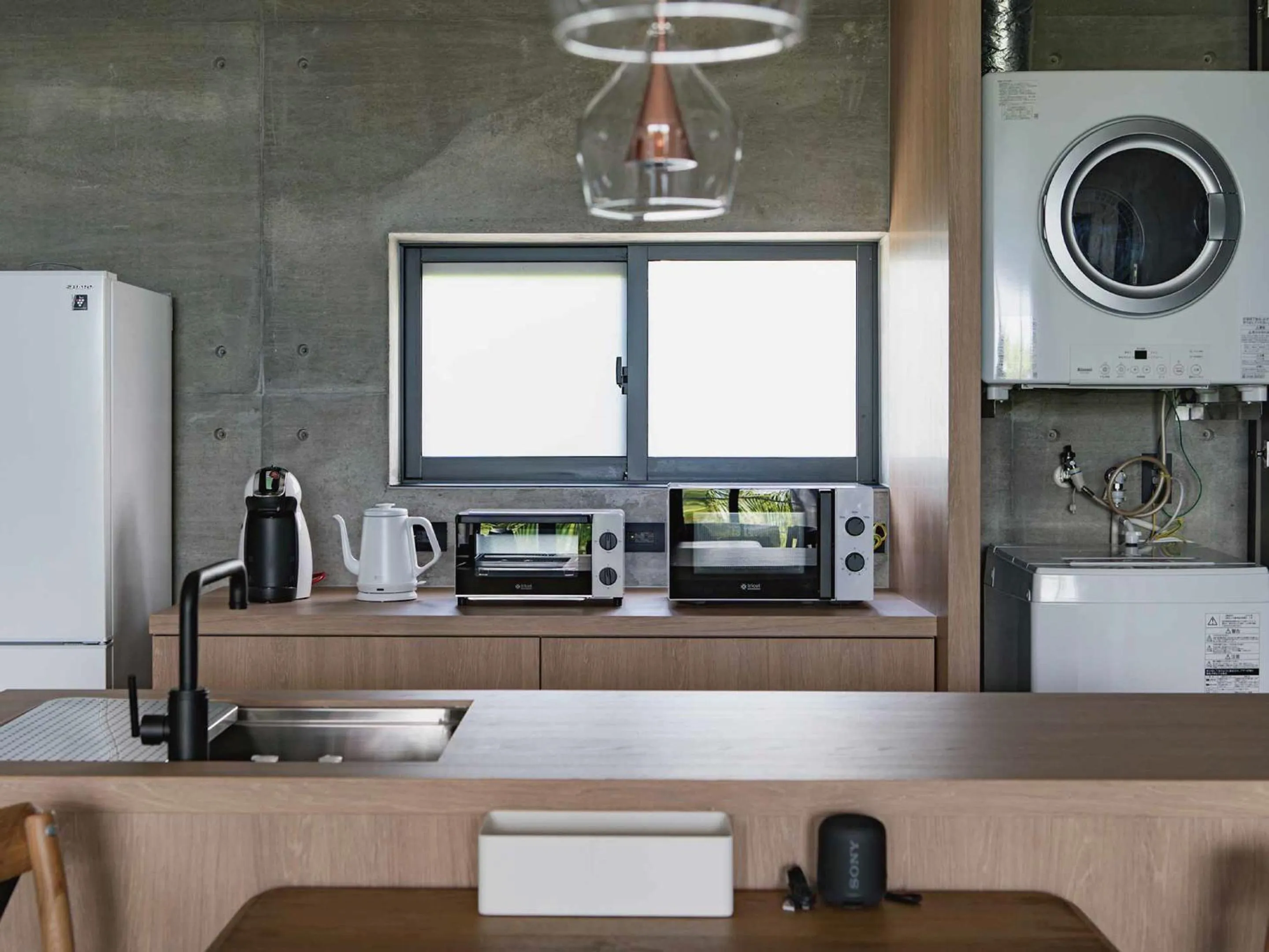 Kitchen or kitchenette in Bosco Yomitan Resort Condminium