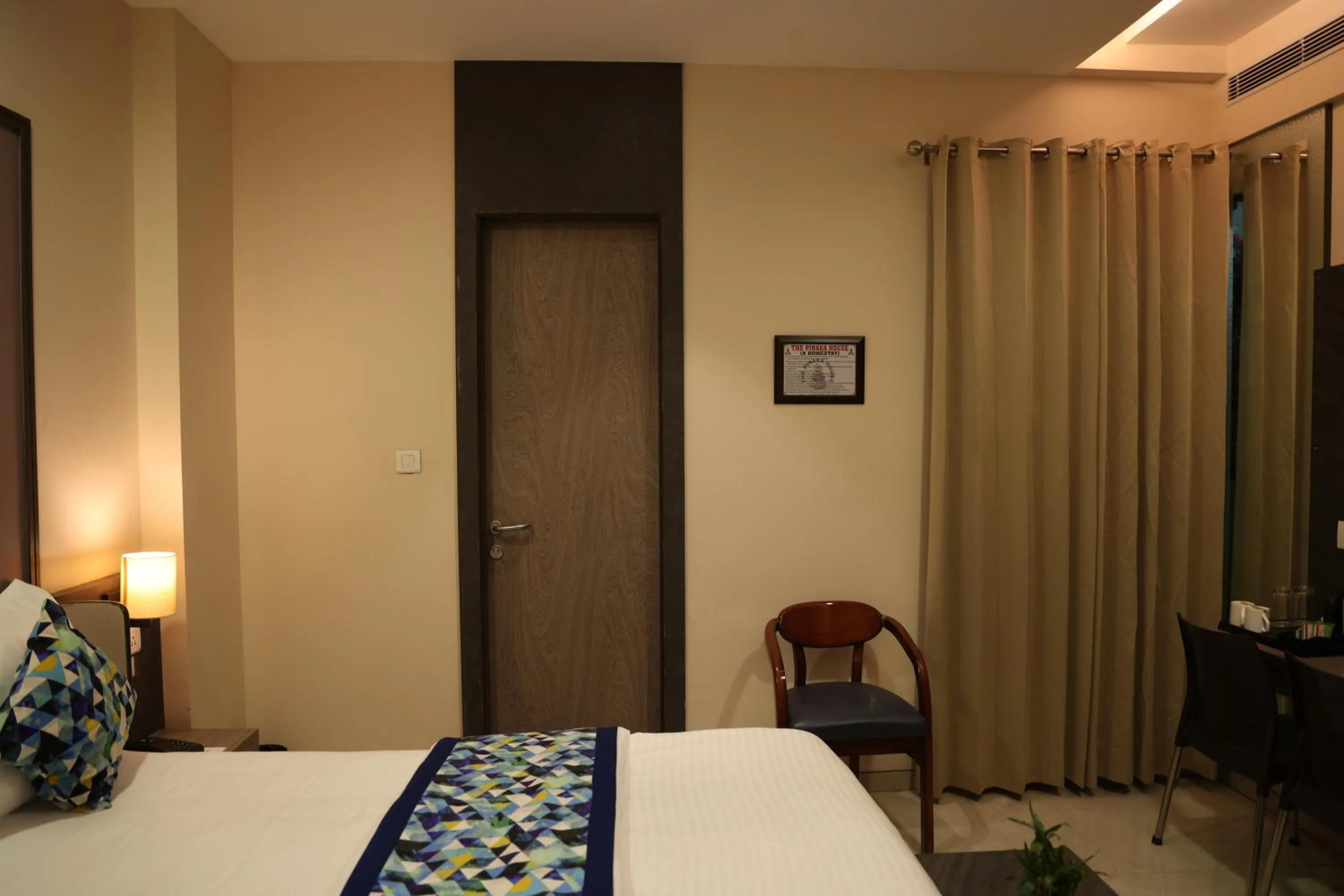 View (from property/room), Bed in Hotel Pinaka Inn