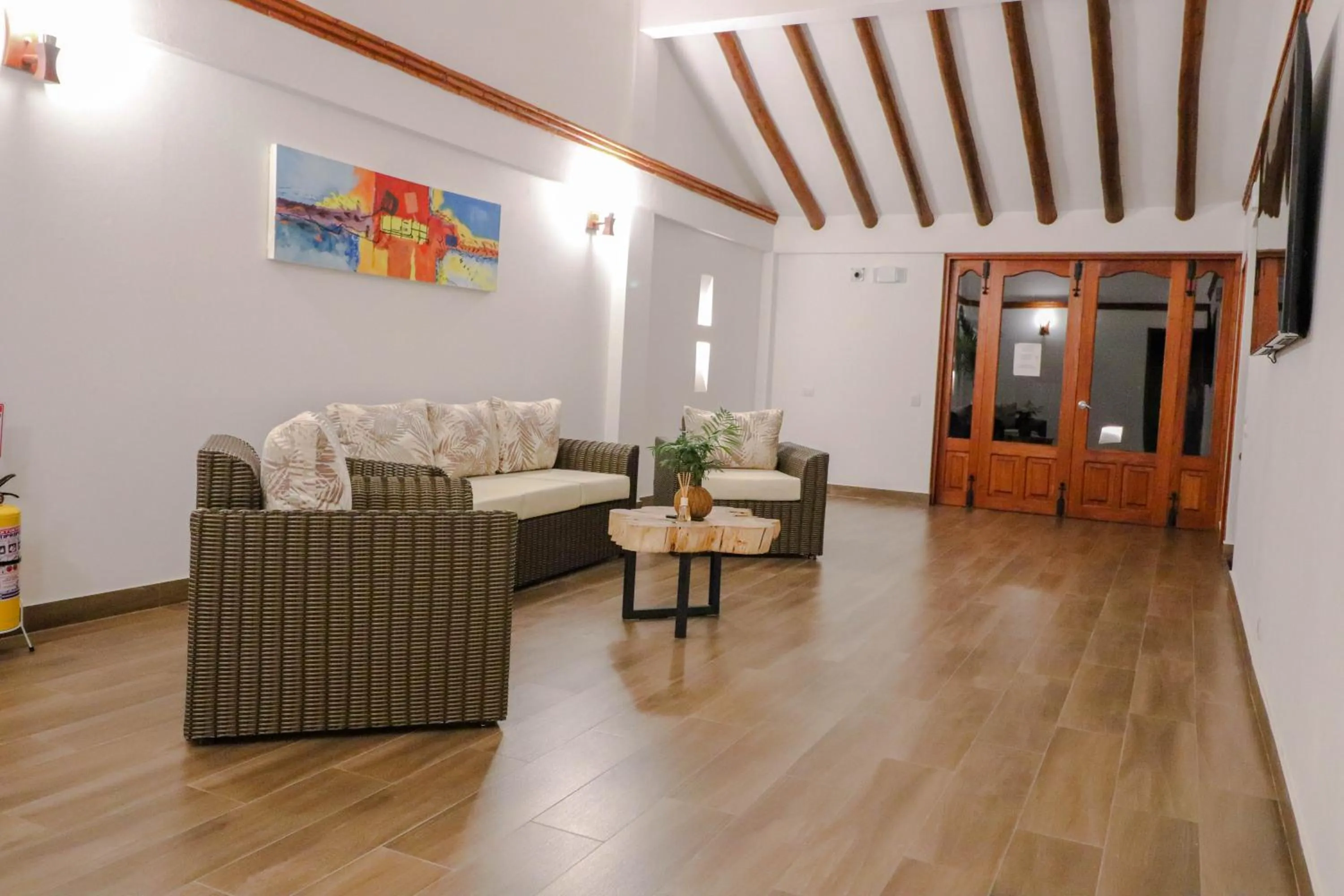 Seating area in Hotel las Palmas