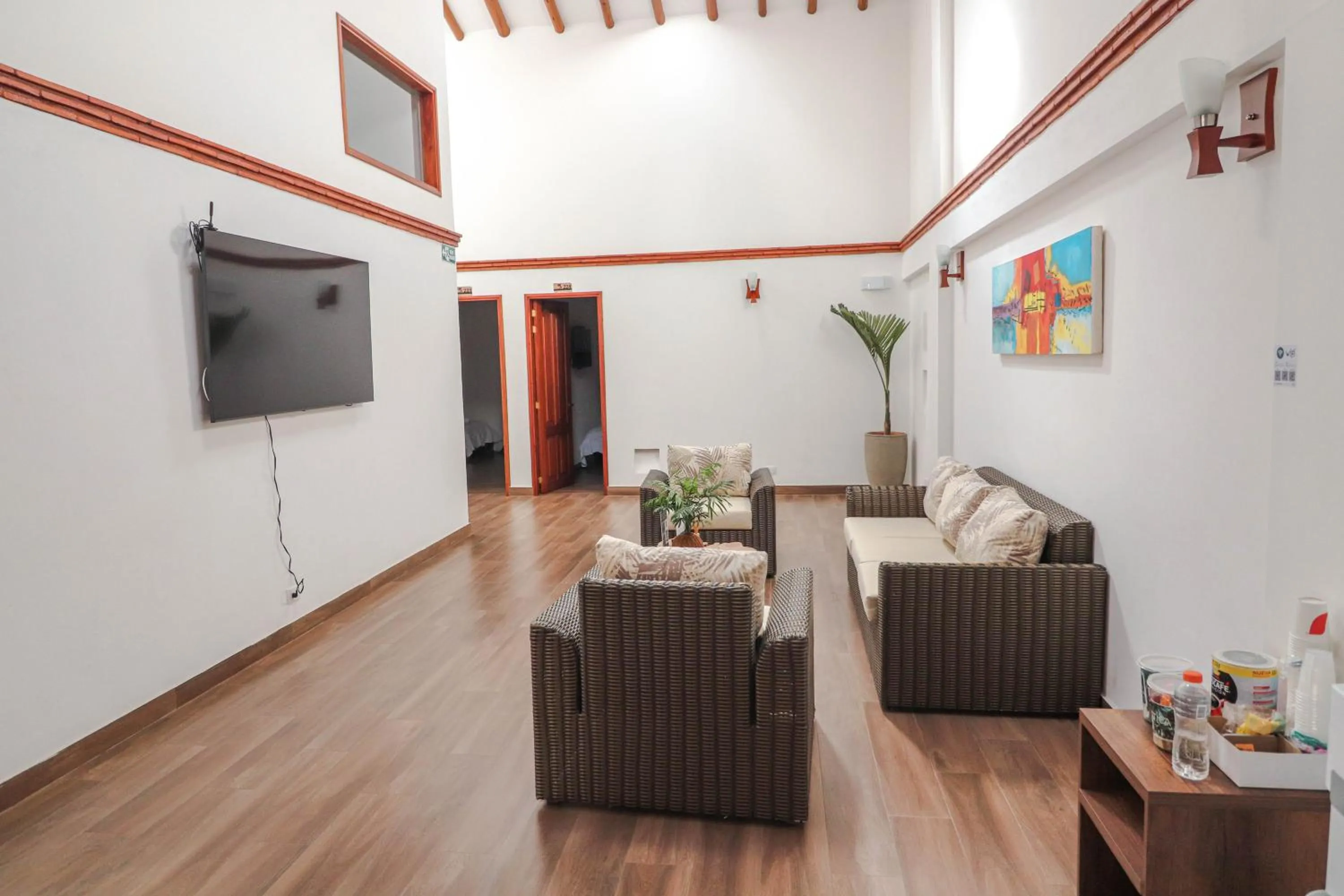 Seating area in Hotel las Palmas