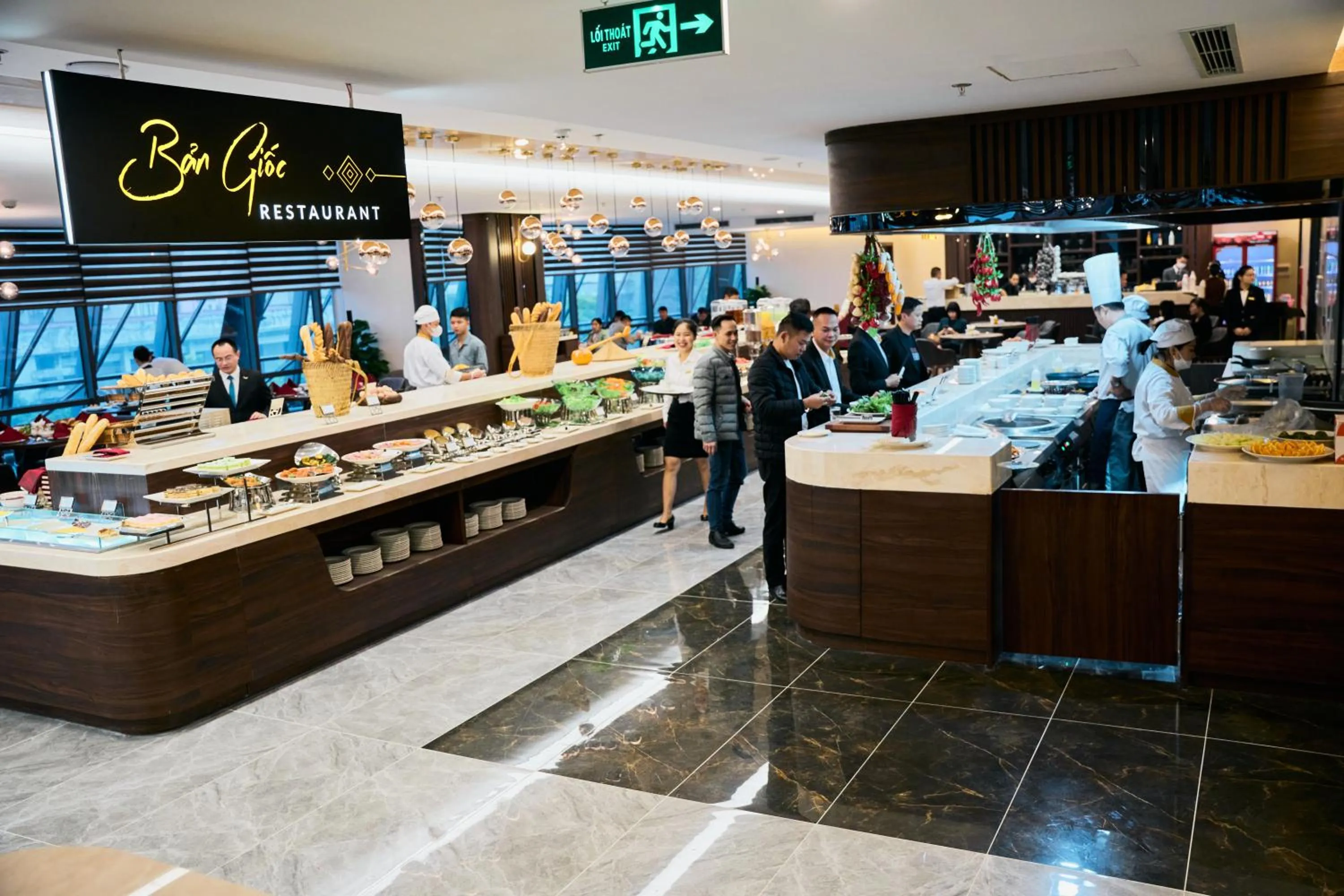 Breakfast in Muong Thanh Luxury Cao Bang