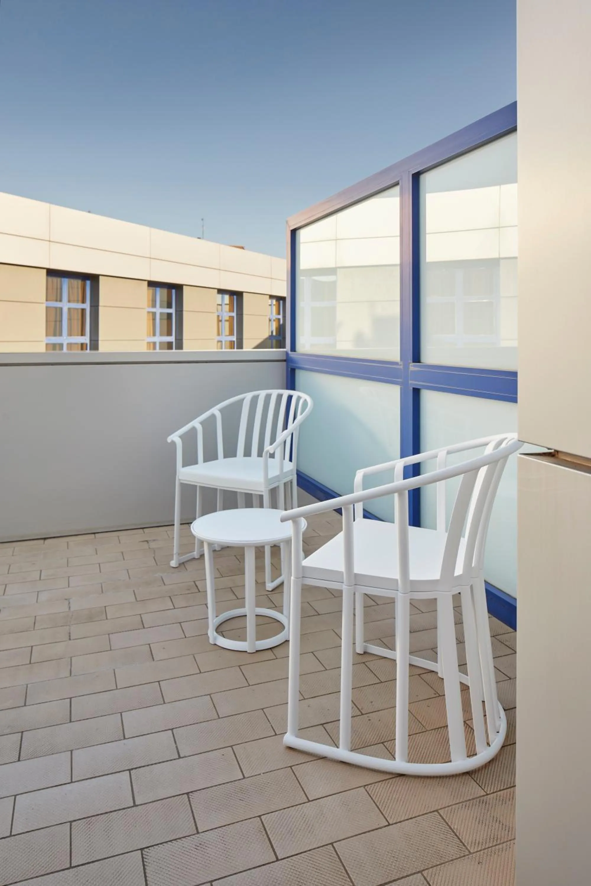 Balcony/Terrace in Iraipe Logroño Hotel