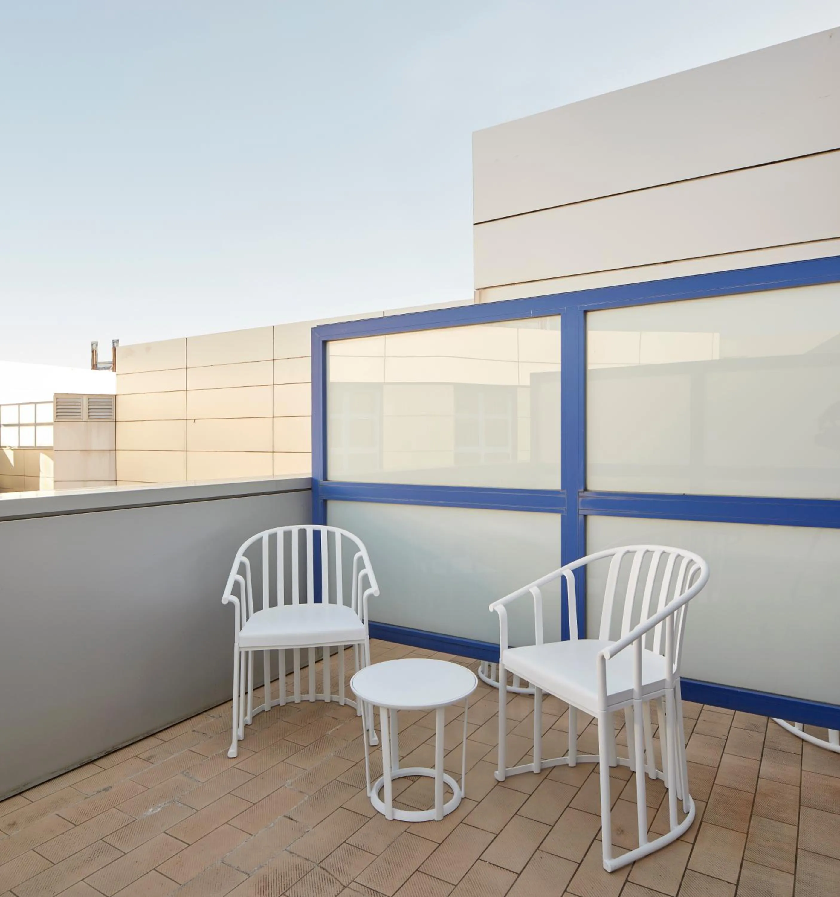 Balcony/Terrace in Iraipe Logroño Hotel
