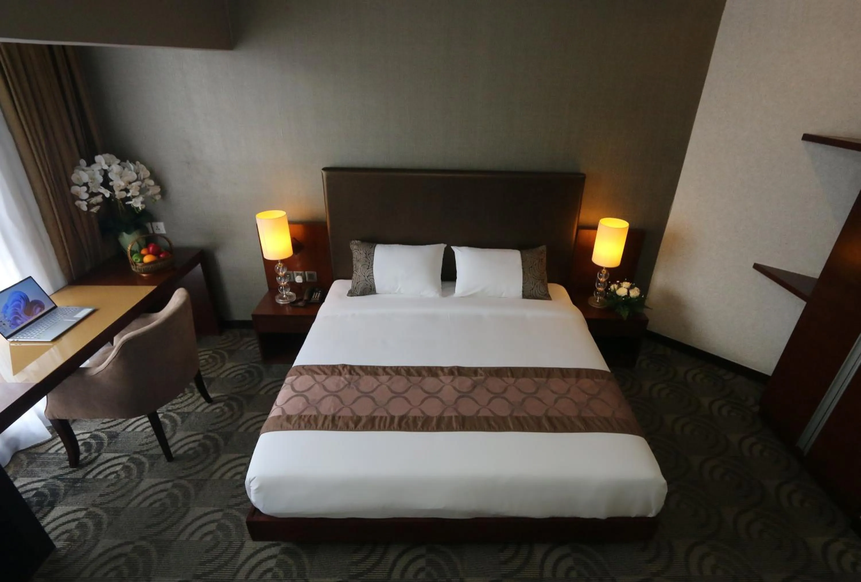 Bed in Metrostar Hotel Kuala Lumpur
