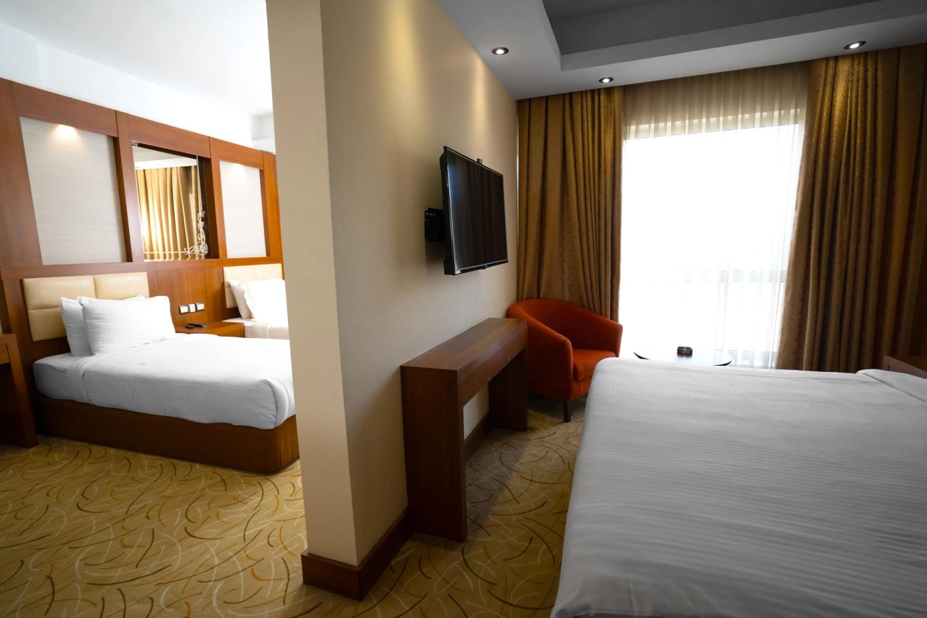 Bed in Shaheen Hotel Baghdad